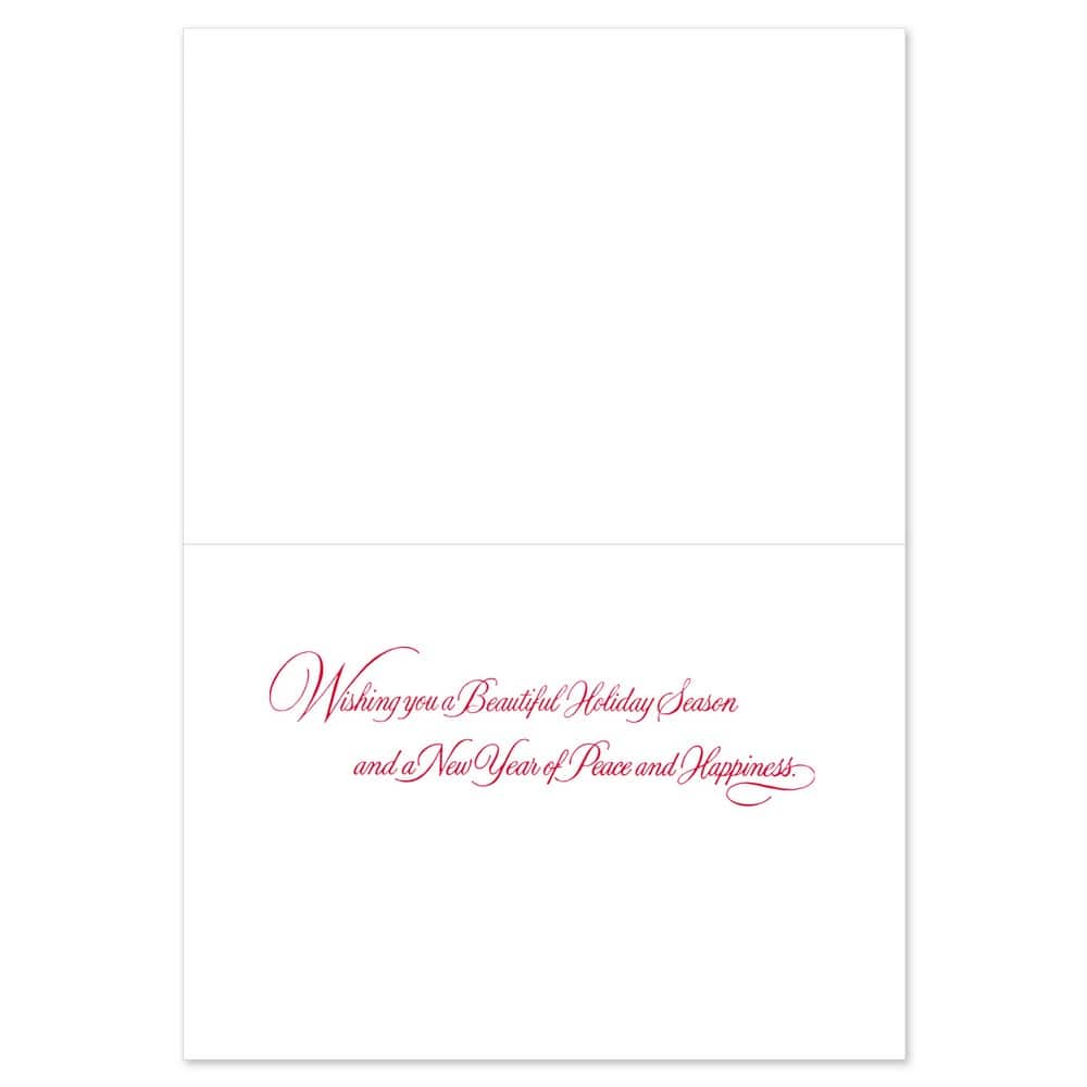 JAM Paper Building Frosty Christmas Card & Envelopes Set, 18ct.