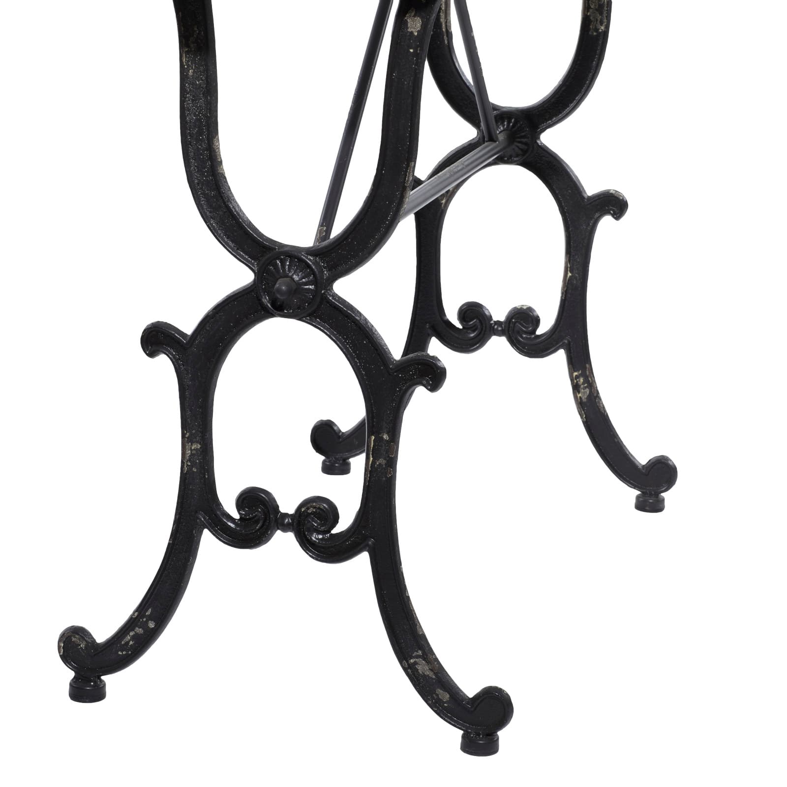 Grey Farmhouse Metal Console Table, 29" x 45"