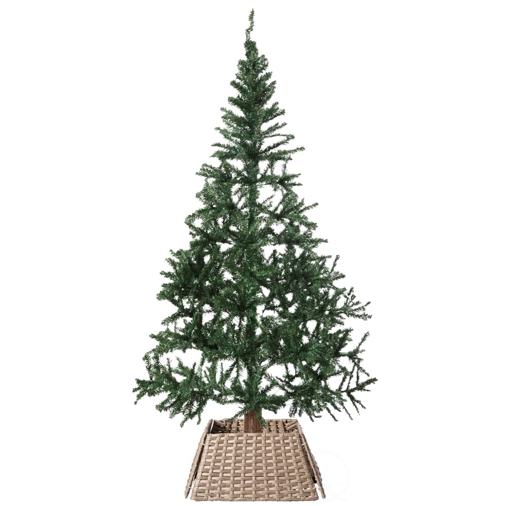 10.5" Foldable Christmas Tree Skirt Collar Basket