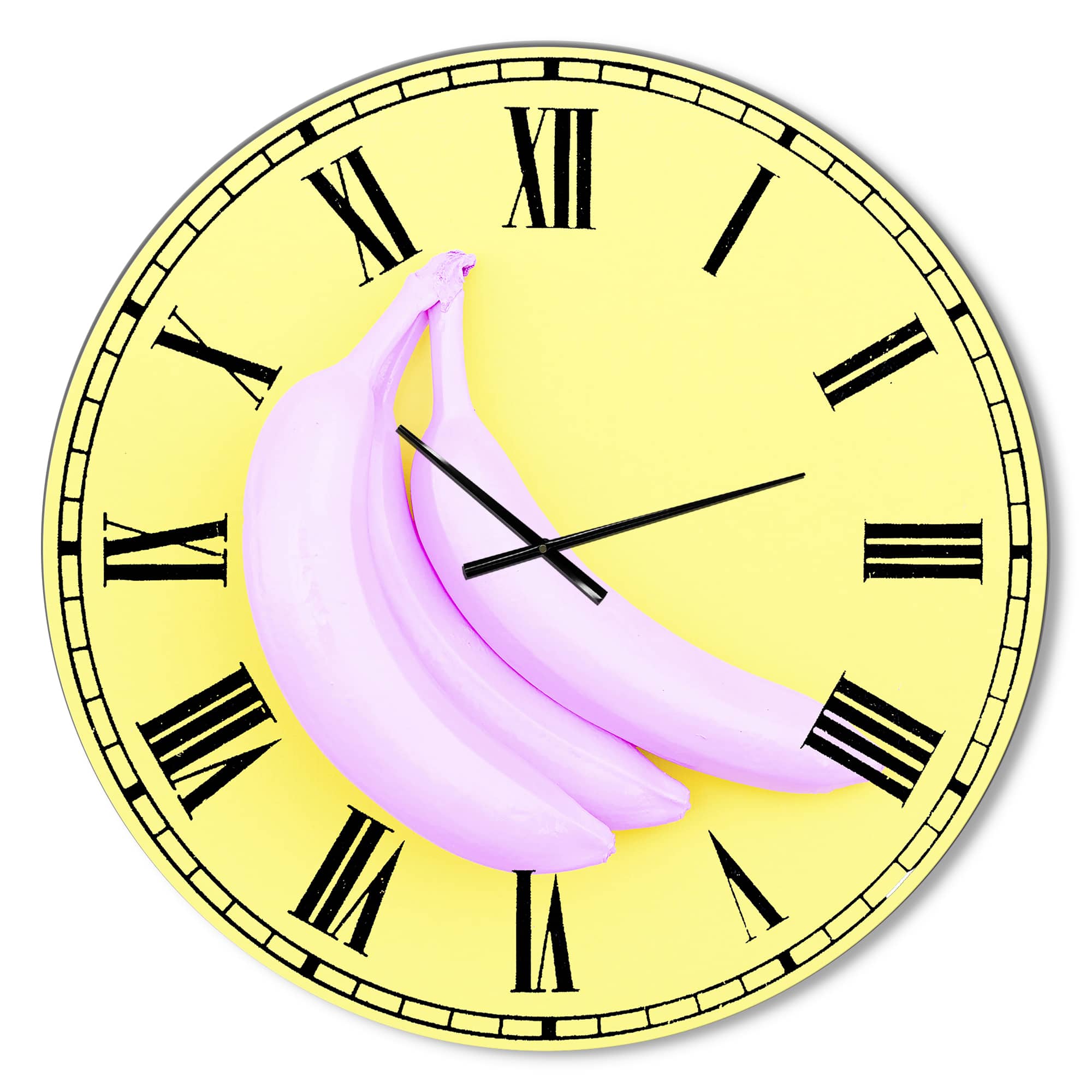 Designart 'Gold Checkered Pattern Ii Mid-Century Modern Wall Clock