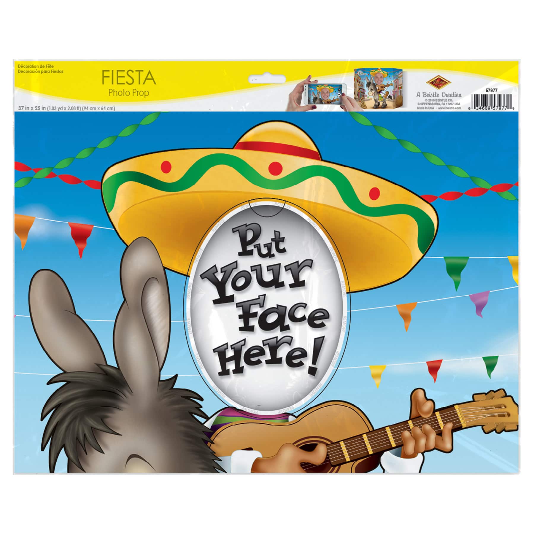 Michaels, Beistle 37" x 25" Fiesta Photo Prop – Category: Party Decorations