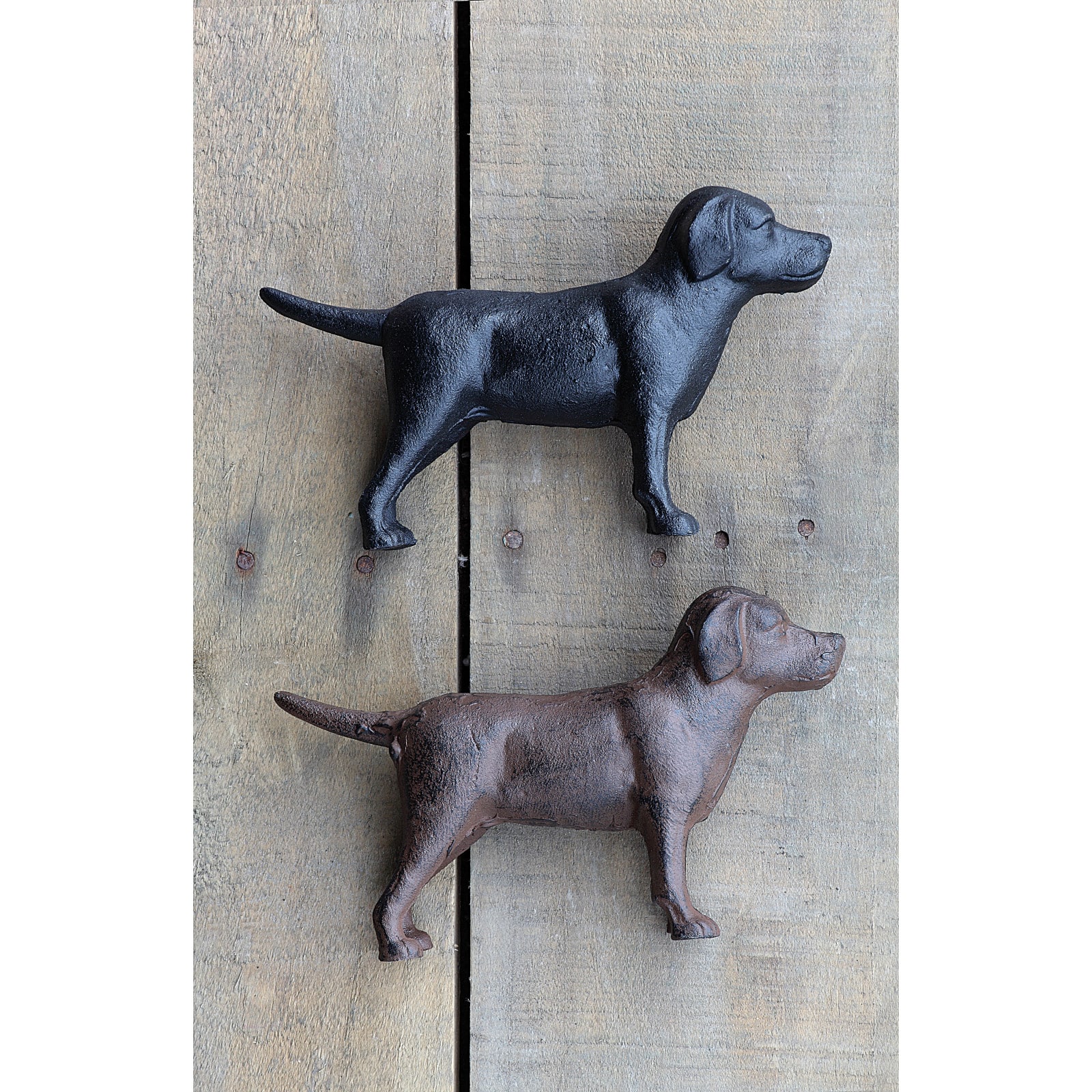 Hello Honey® Cast Iron Lab Figurines Set