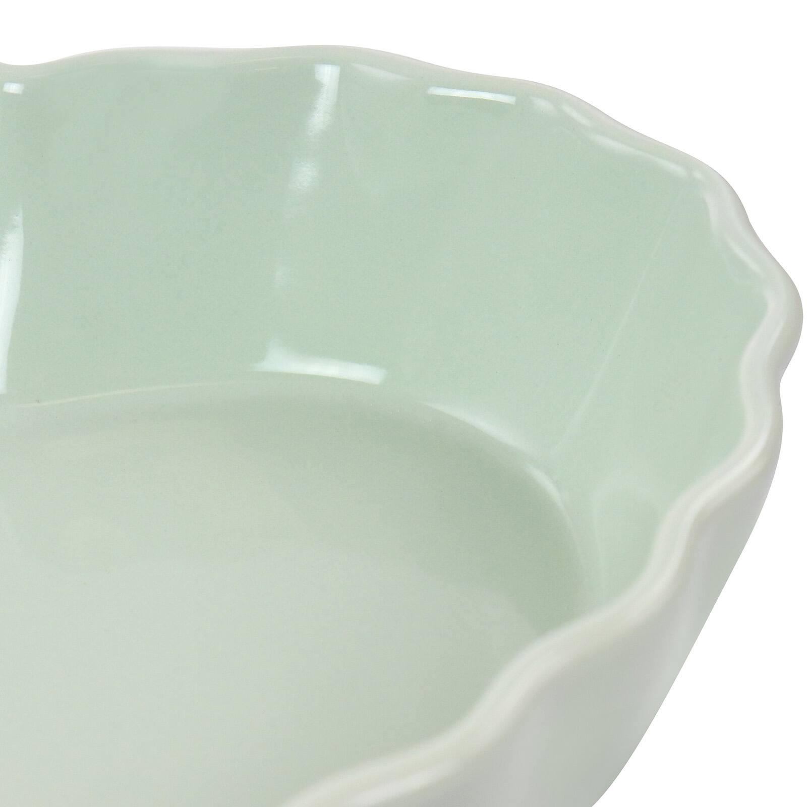 Martha Stewart 11'' Mint Heart Shaped Stoneware Cake Pan