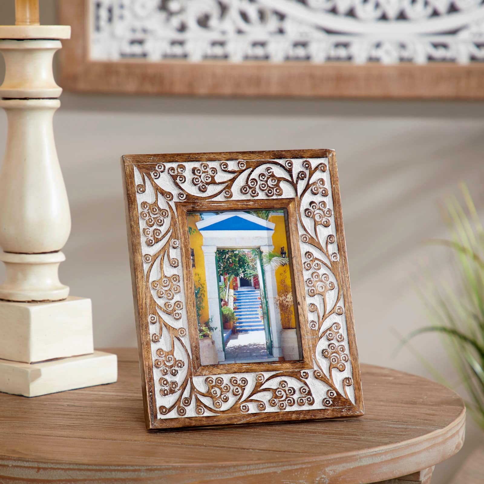 2 Pack Brown Mango Wood Natural 9" x 11" Frame