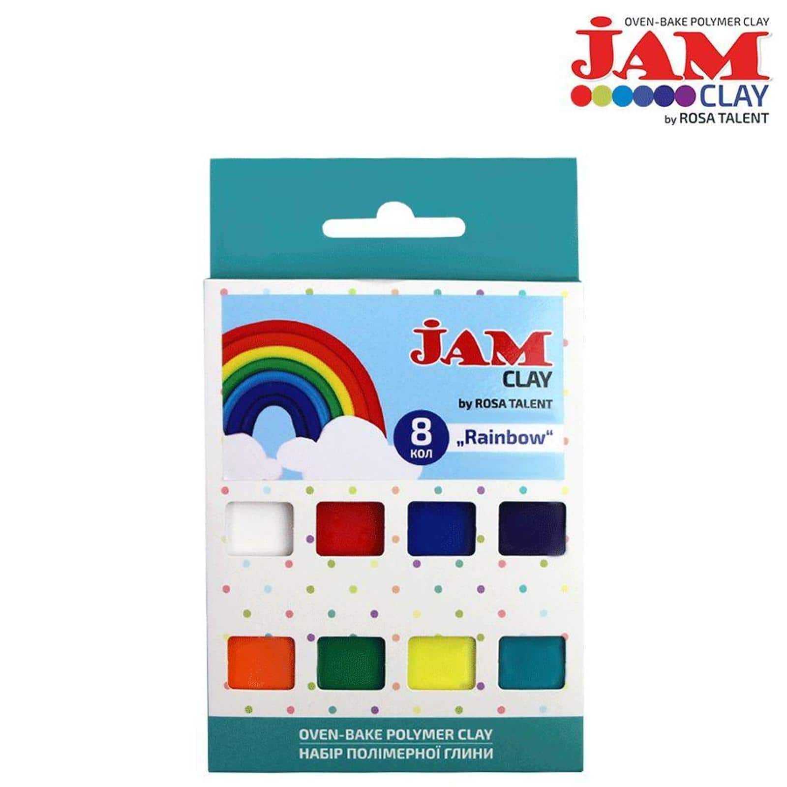 Rosa Talent Jam Clay Rainbow Oven-Bake Polymer Clay Set