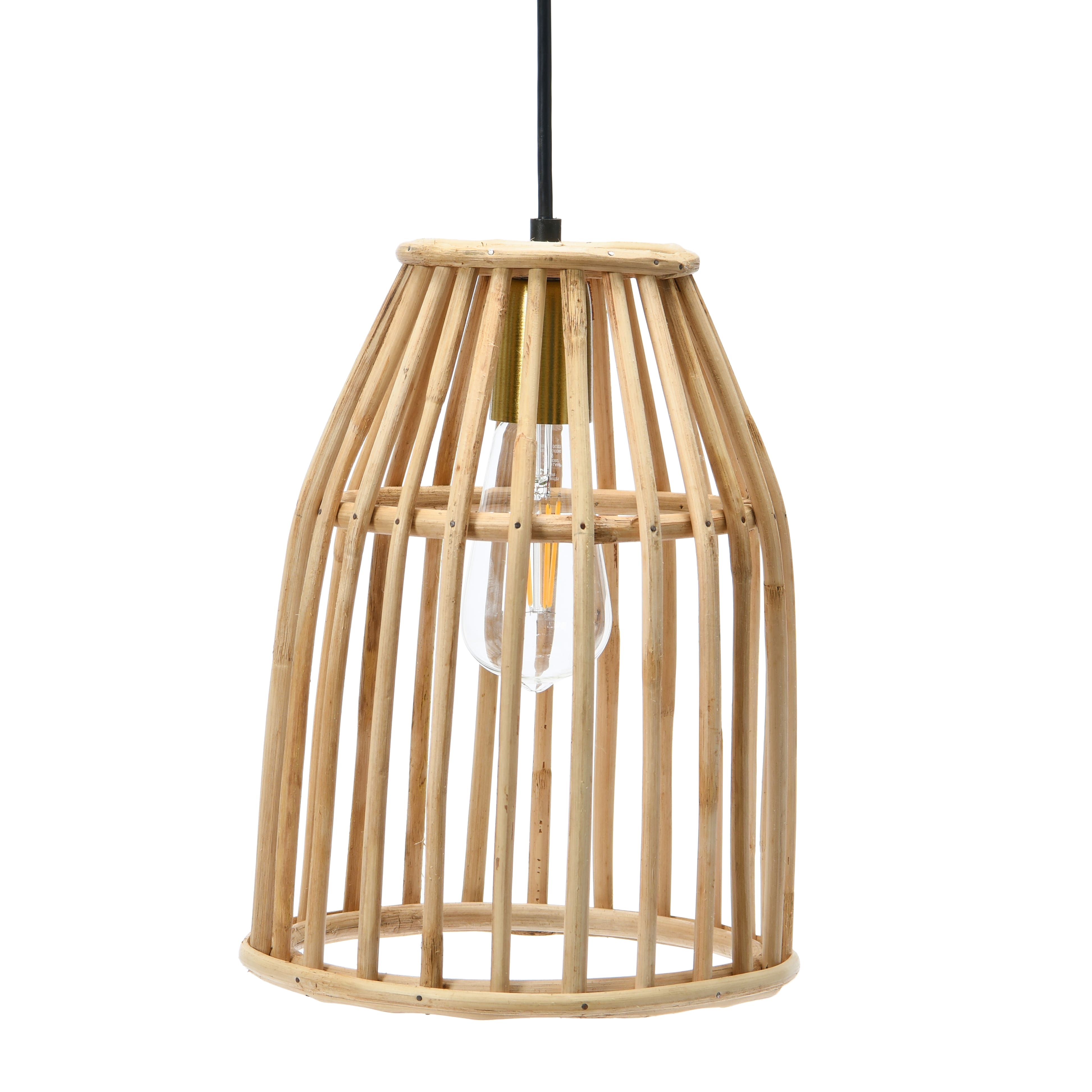 Hello Honey® Woven Bamboo Ceiling Light