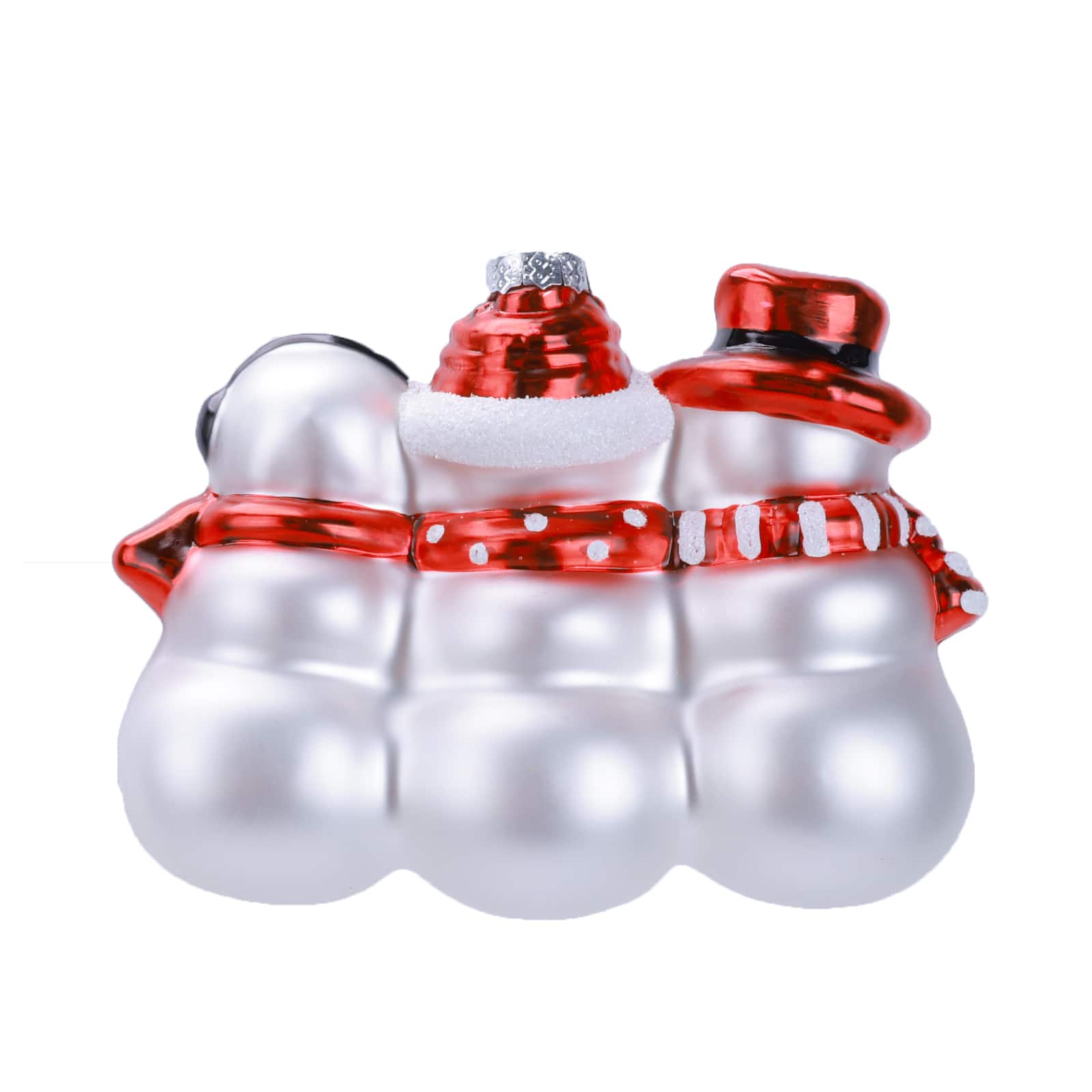 4" Snowman Friends Glass Ornament by Ashland®