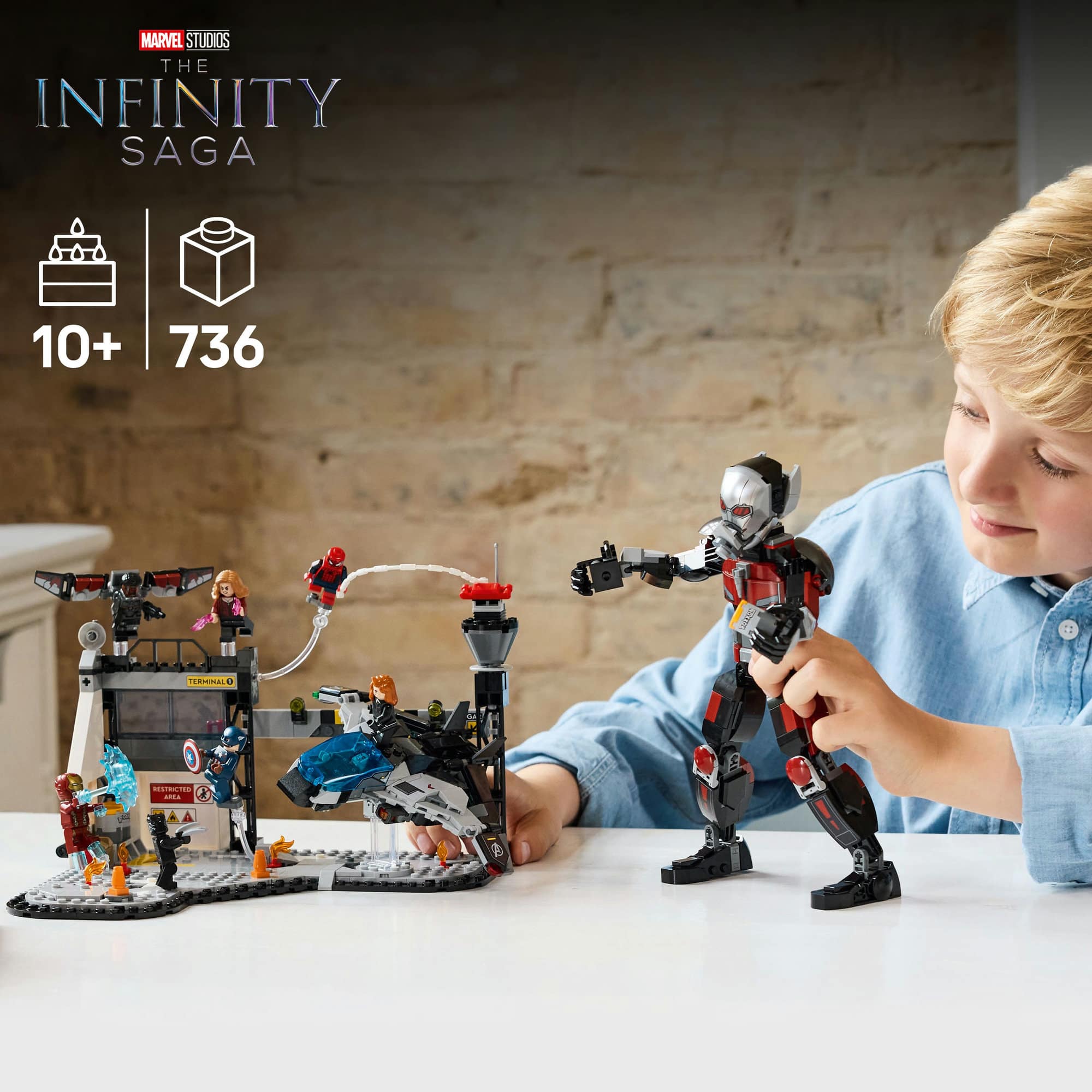 LEGO® Marvel Captain America: Civil War Action Battle Buildable Playset 76314