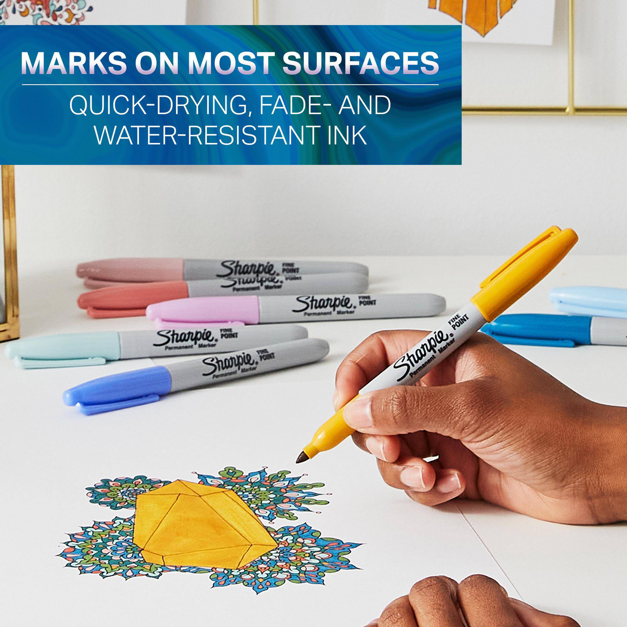 Mystic Gems Sharpie® Fine Point Permanent Markers, 12ct.