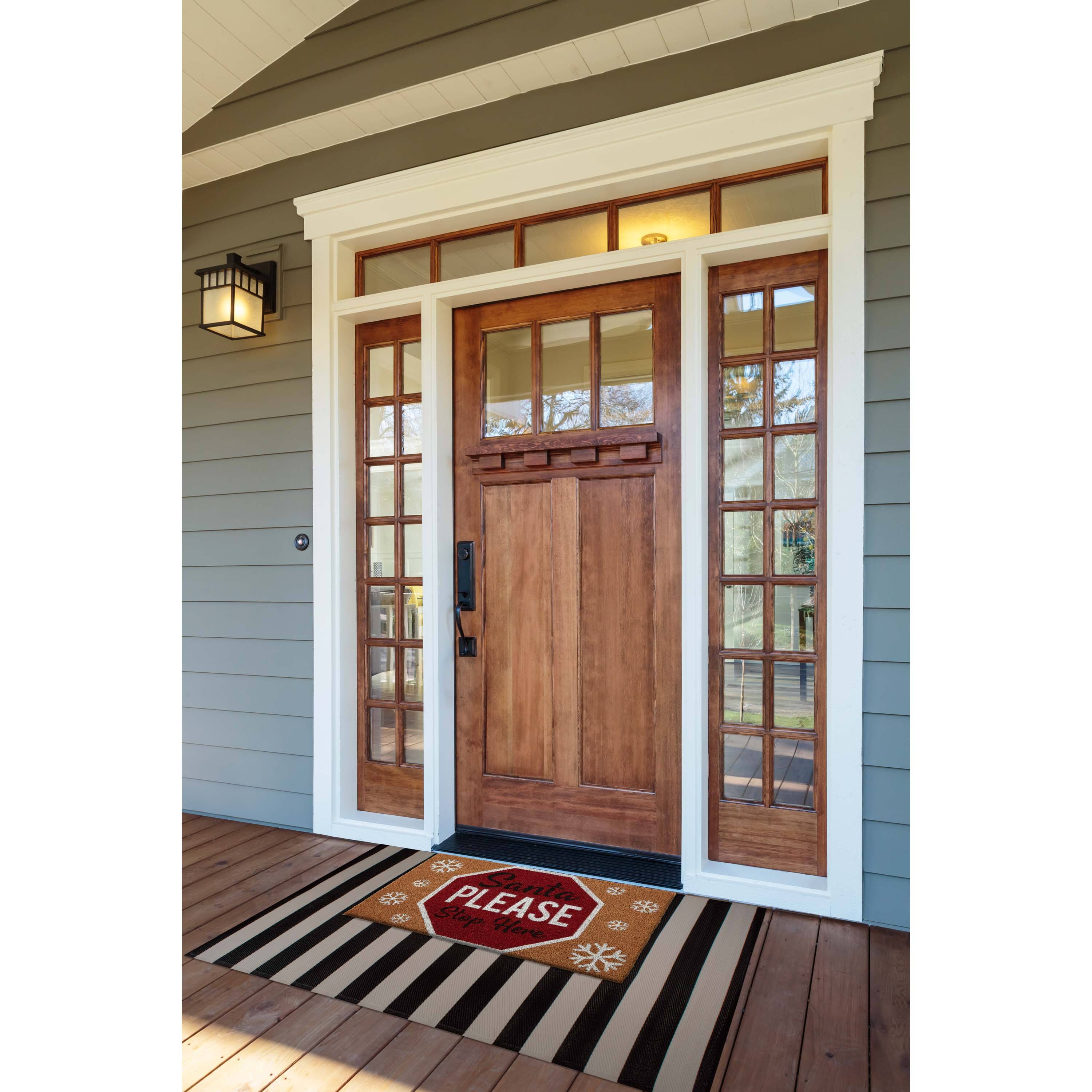 DII® Santa Please Stop Sign Doormat
