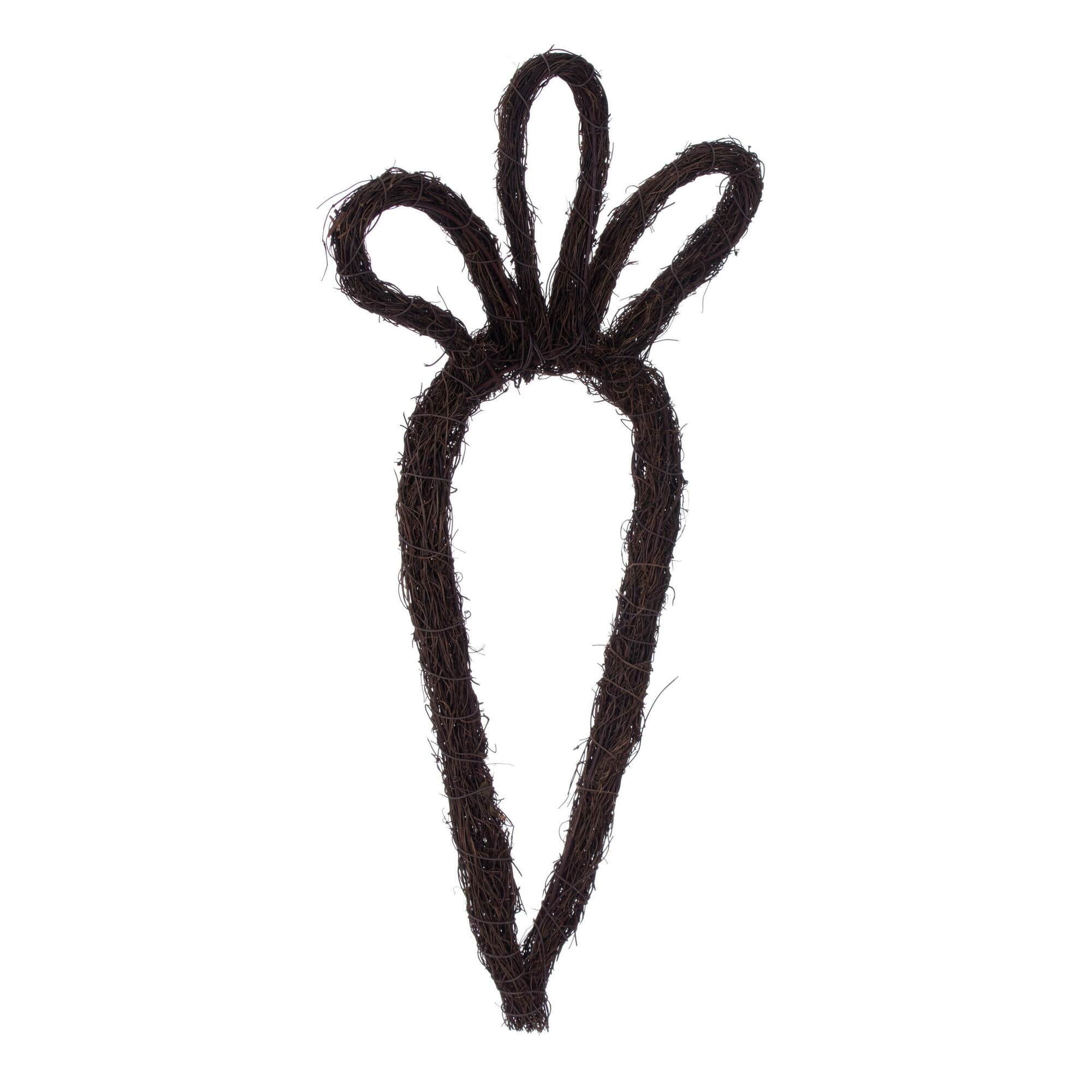 Vickerman 23" Brown Carrot Outline Wreath