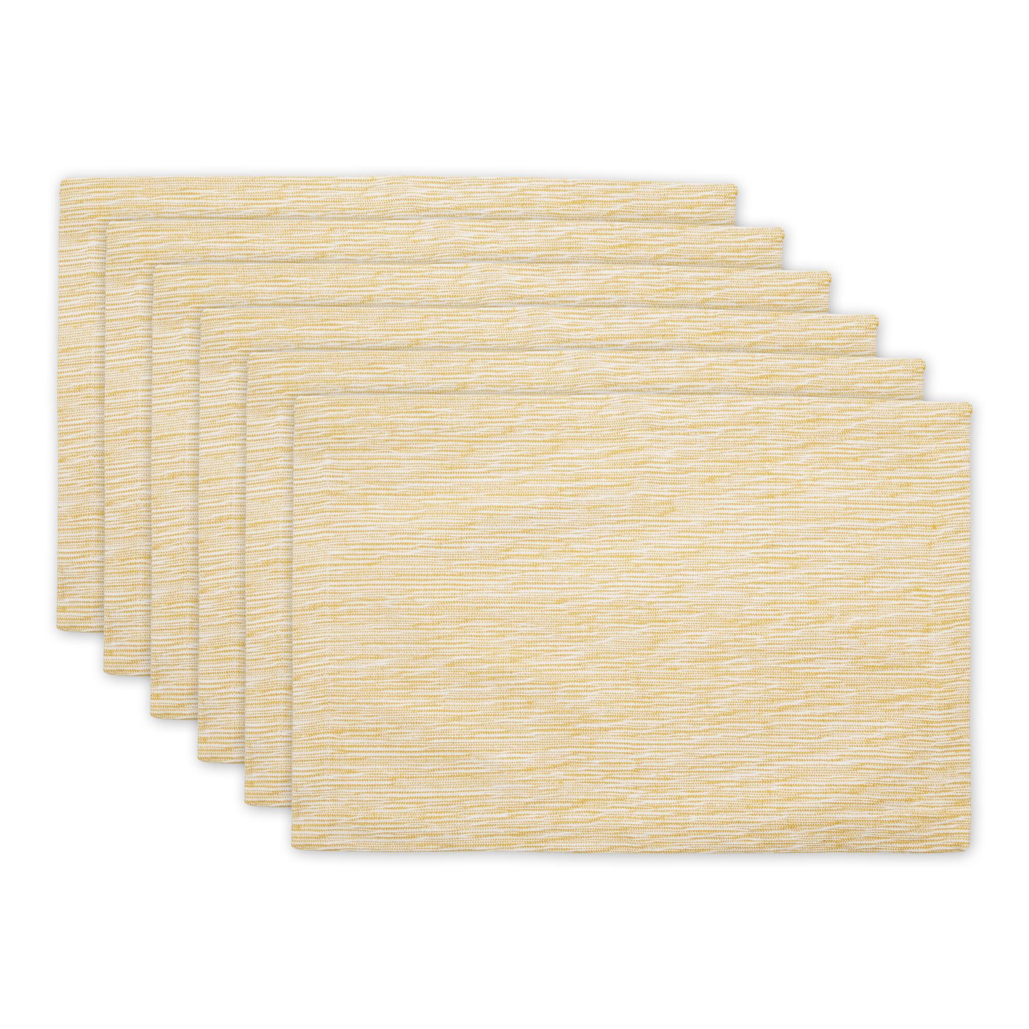 DII® Tonal Recycled Cotton Slubby Rib Placemats, 6ct.