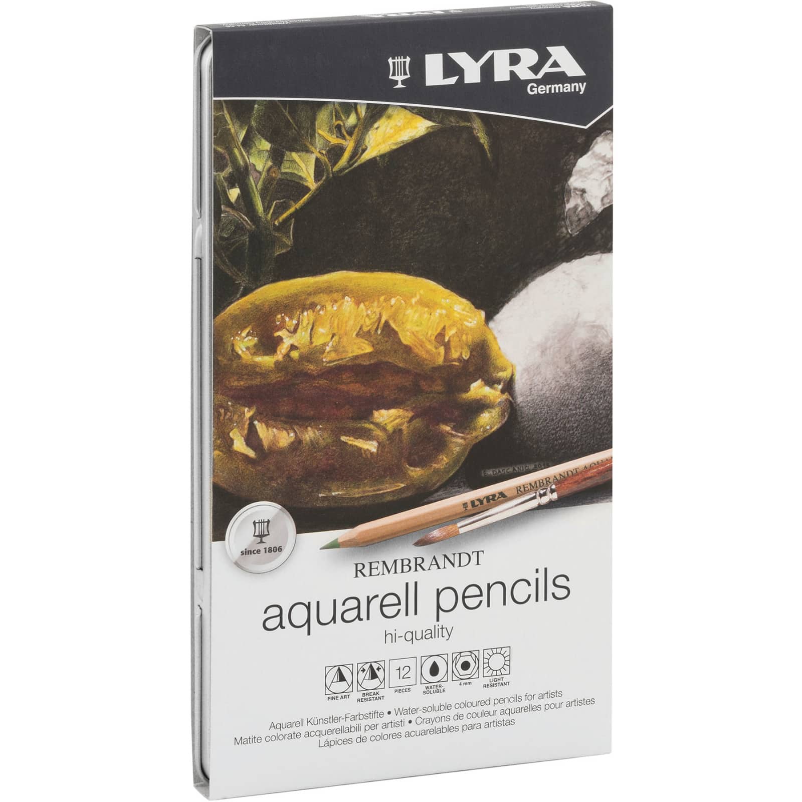 Lyra Rembrandt Aquarell Colored Pencils 12 Color Set