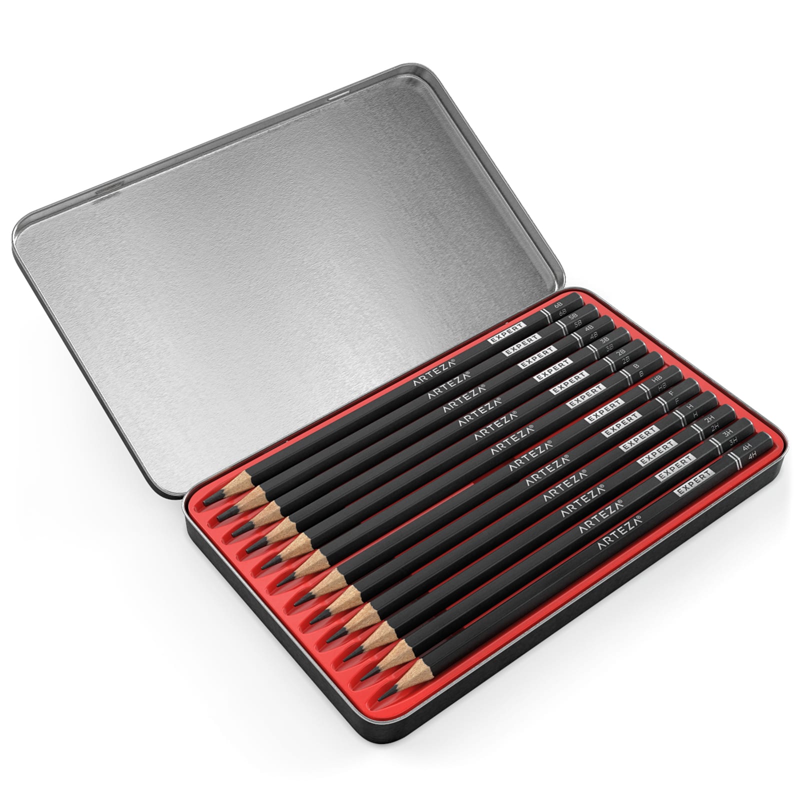 Arteza® 12 Piece Professional Graphite Drawing Pencil Set