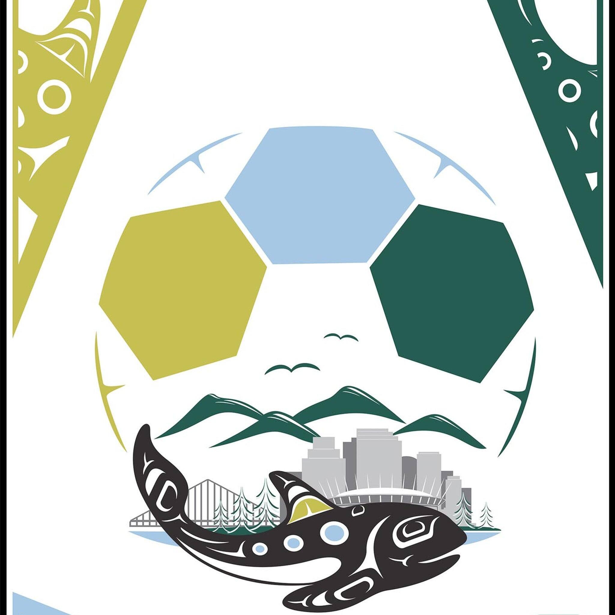 Frameworth 13" x 19" FIFA World Cup 2026 Vancouver Host City Plaque Wall Decor