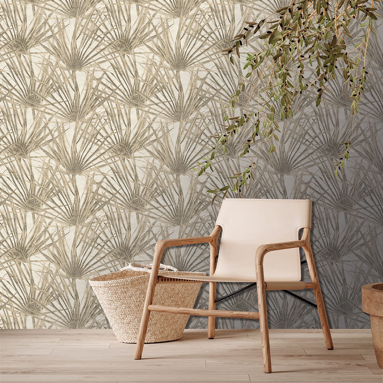 Designs Direct Palm Haven Peel & Stick Wallpaper