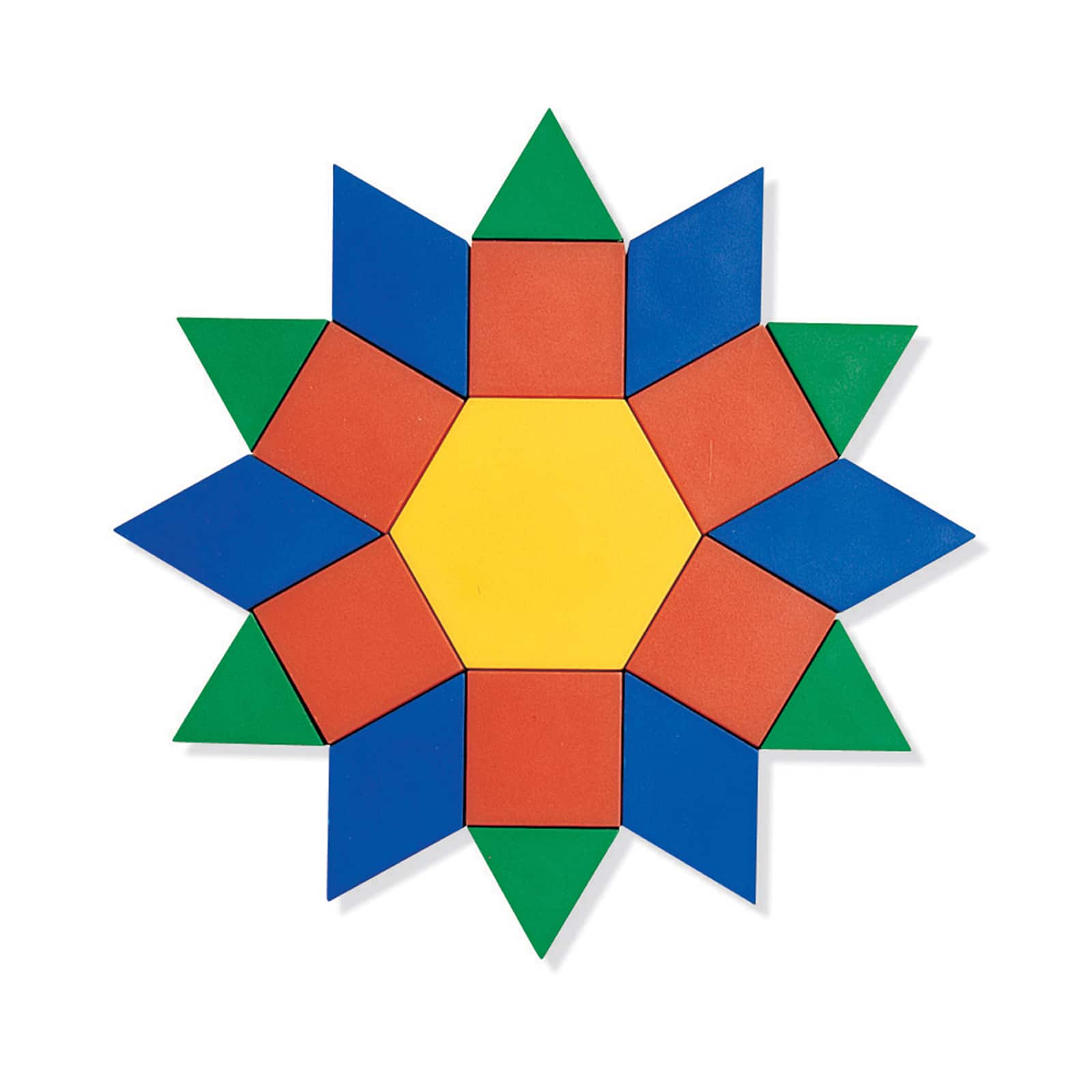 Learning Resources® Wooden Pattern Blocks, Set of 250