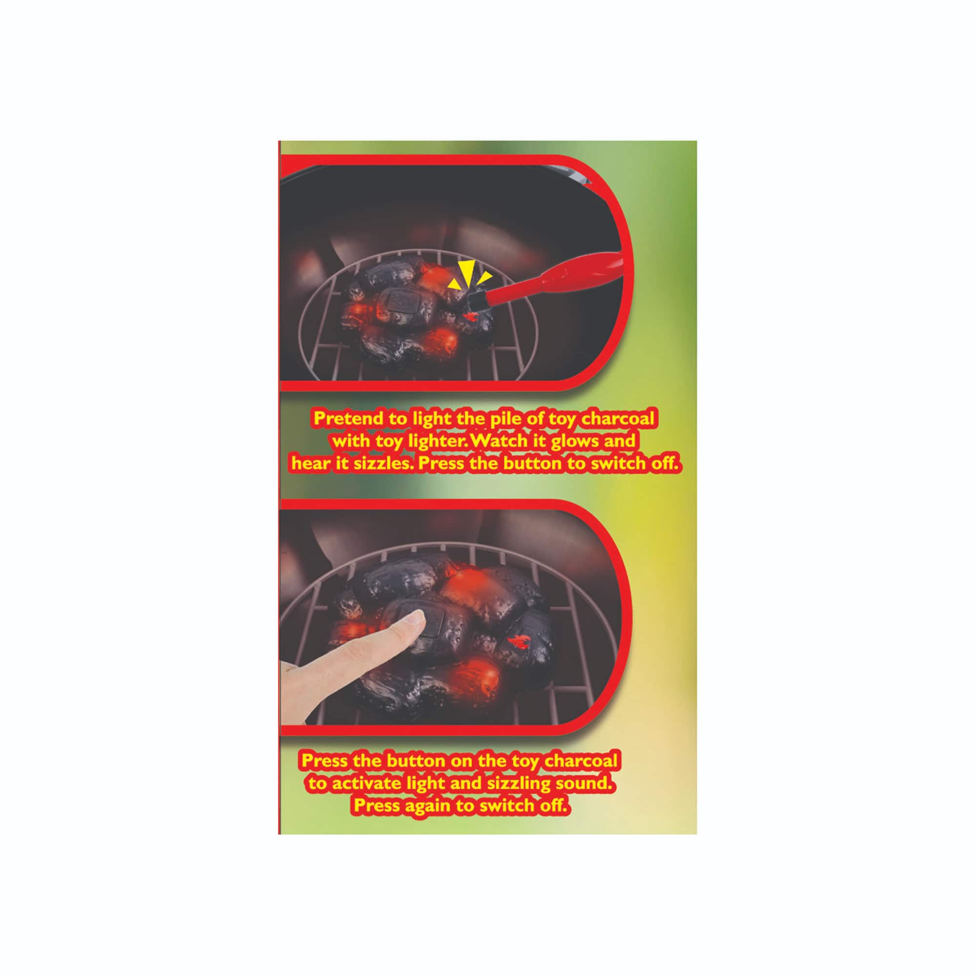 Red Box Toy Light & Sound BBQ Grill Set