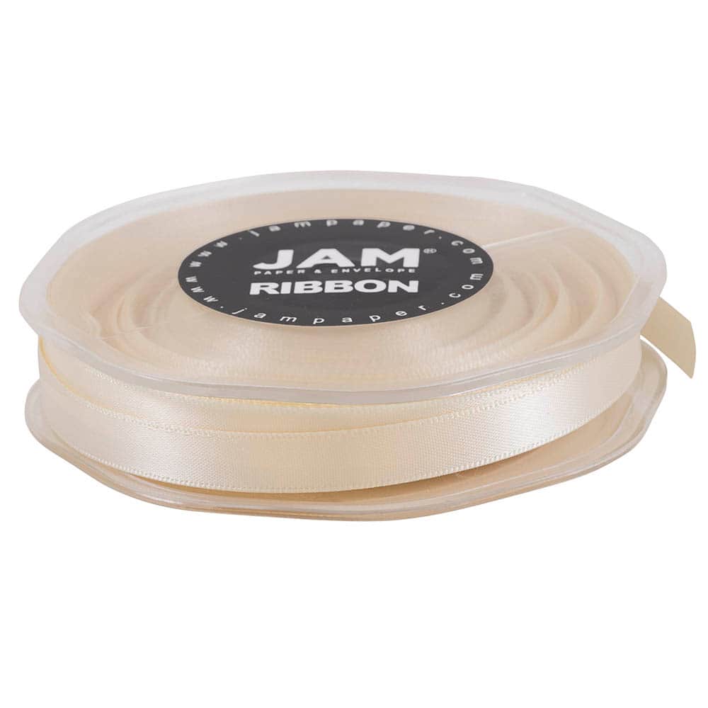 JAM Paper 3/8" x 25yd. Double Faced Satin Ribbon