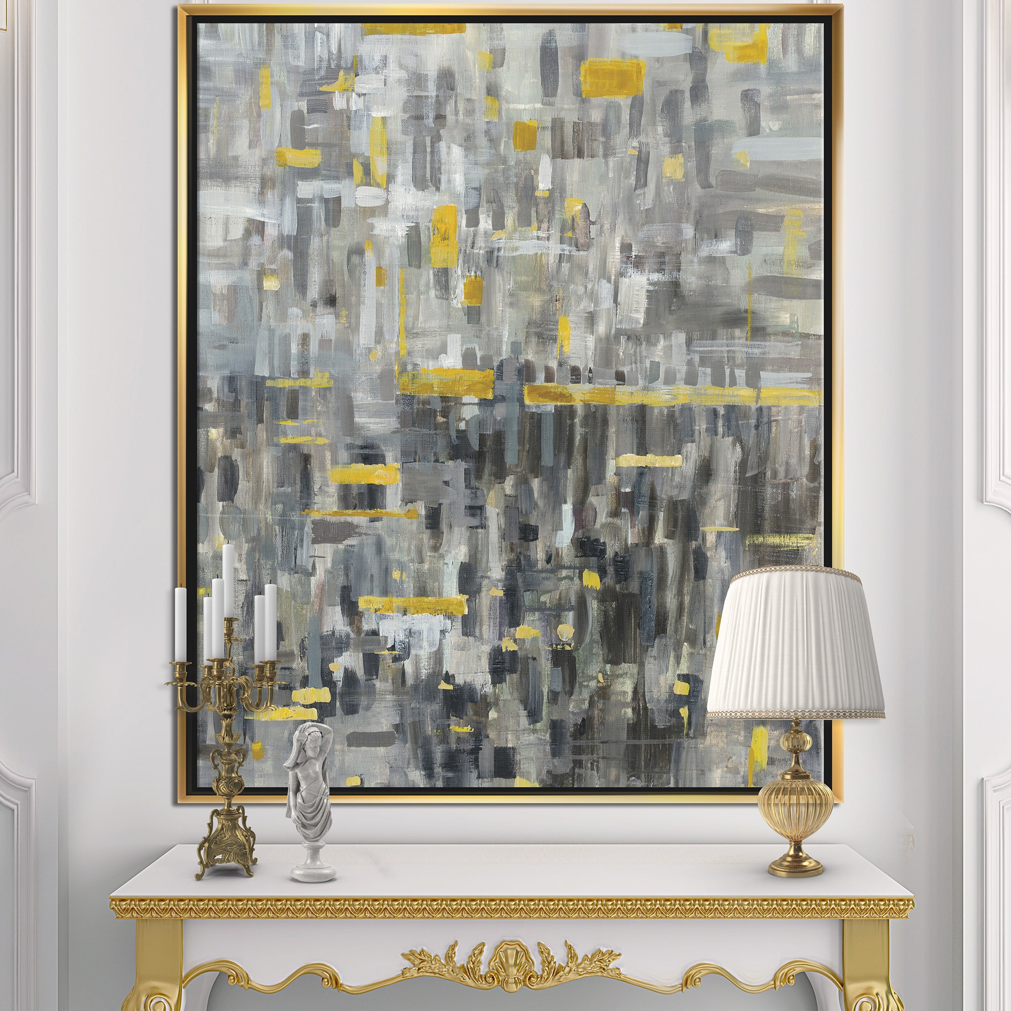 Designart - Glam Gold Reflection