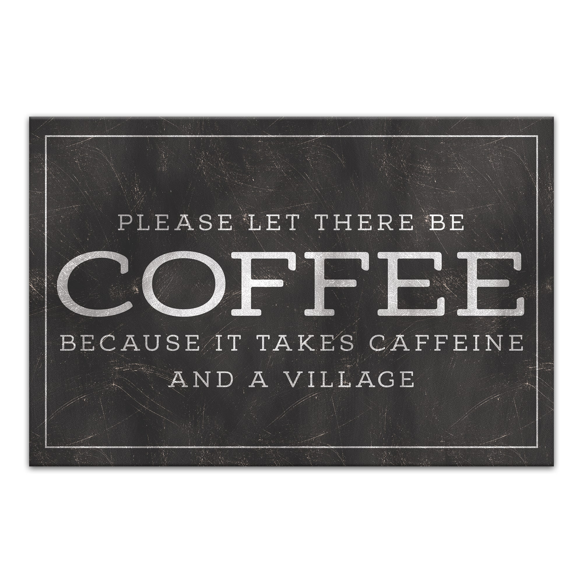 Please Let There Be Coffee 18" x 12' Canvas Wall Art By Designs Direct | 18" x 12" | Michaels®