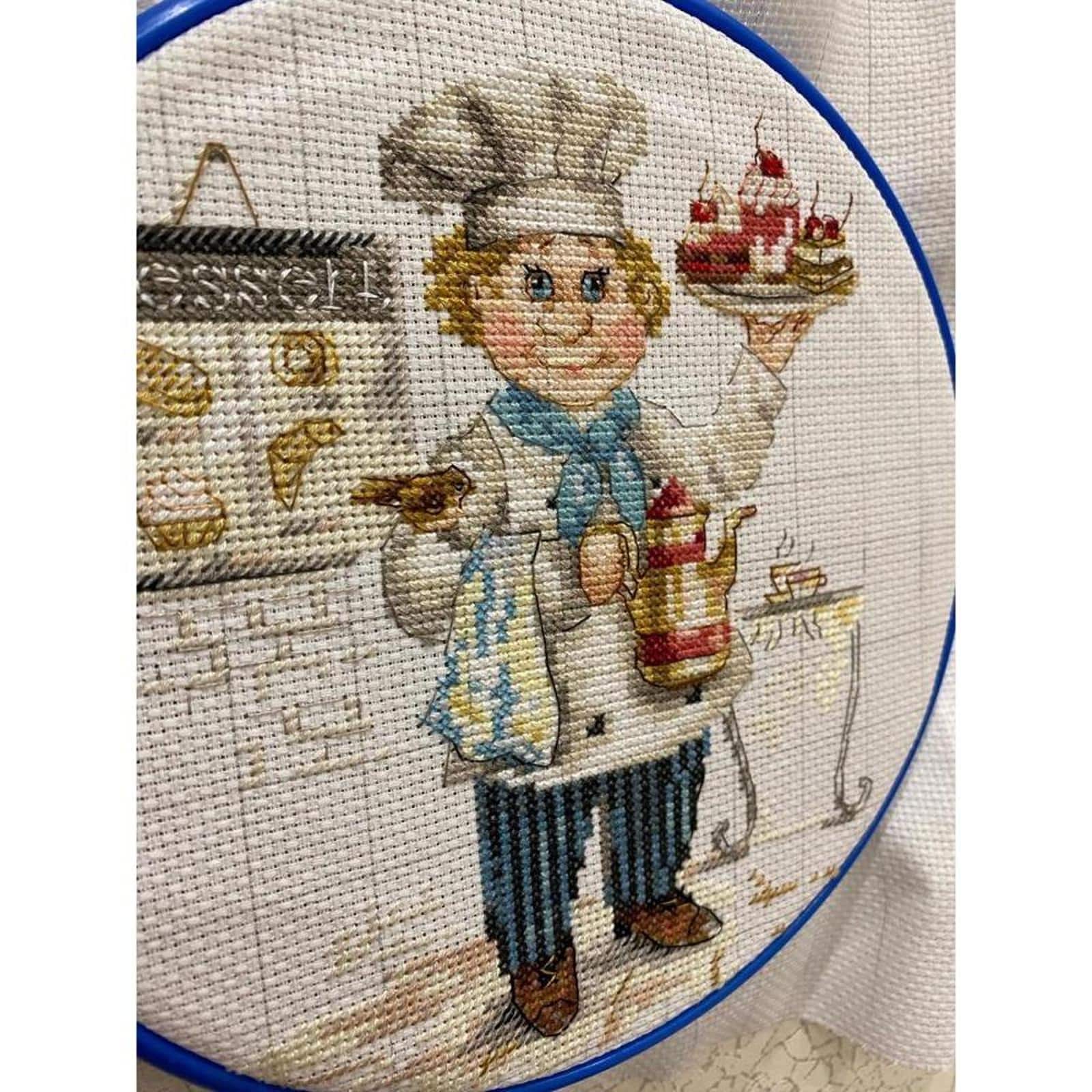 Letistitch Snowman And Santa Stocking Counted Cross Stitch Kit