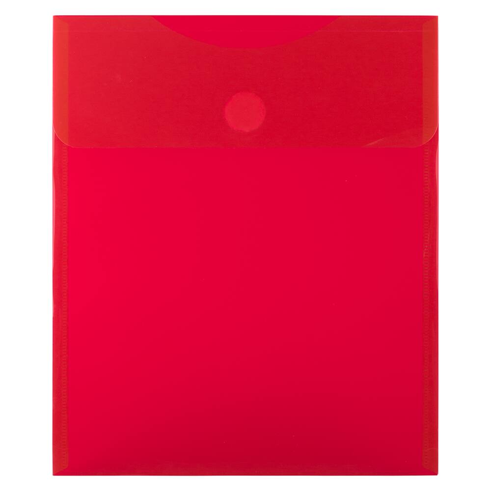 JAM Paper VELCRO® Closure 9.75" x 11.5" Open End Envelopes, 12ct.