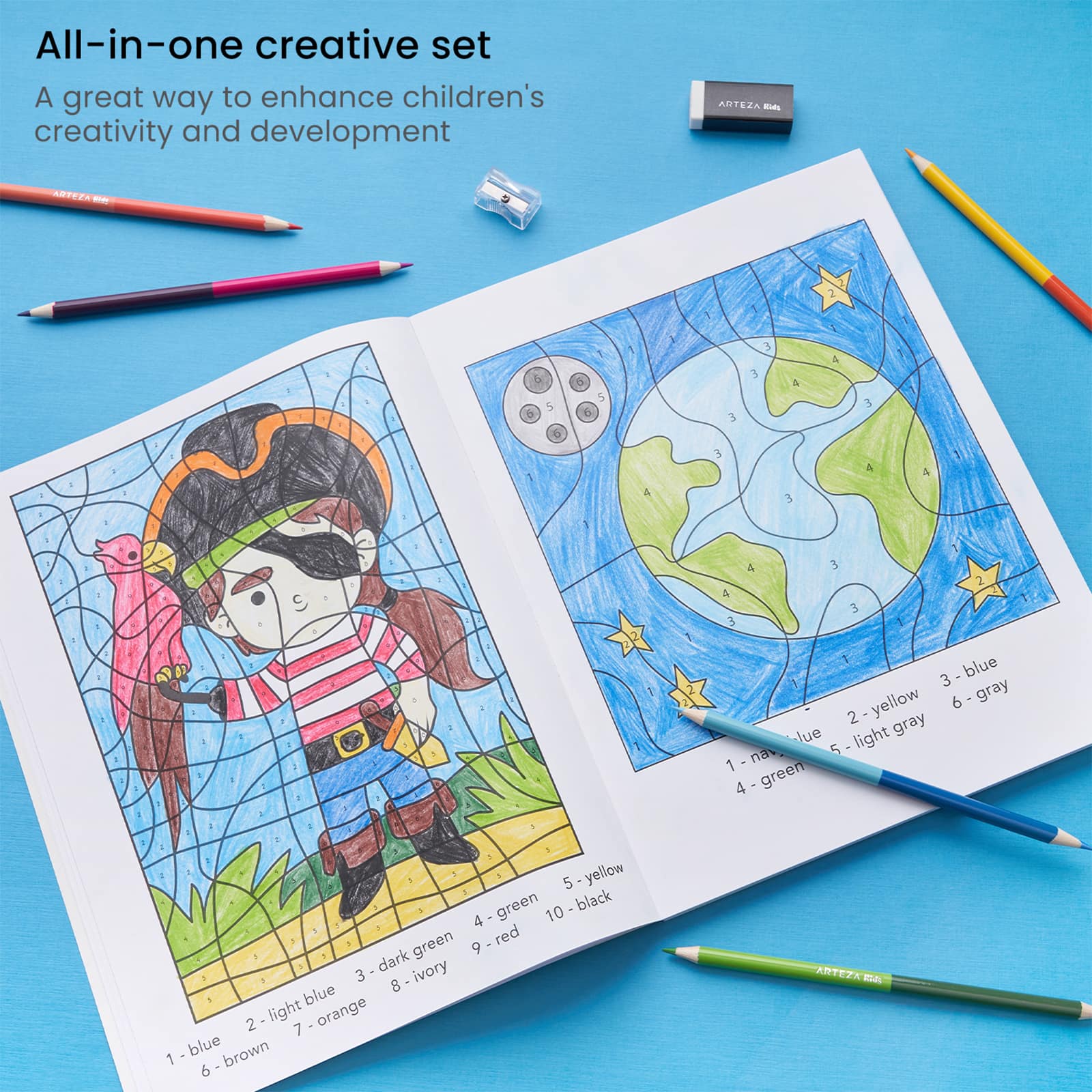 Arteza® Kids Activity Book, 50 pages