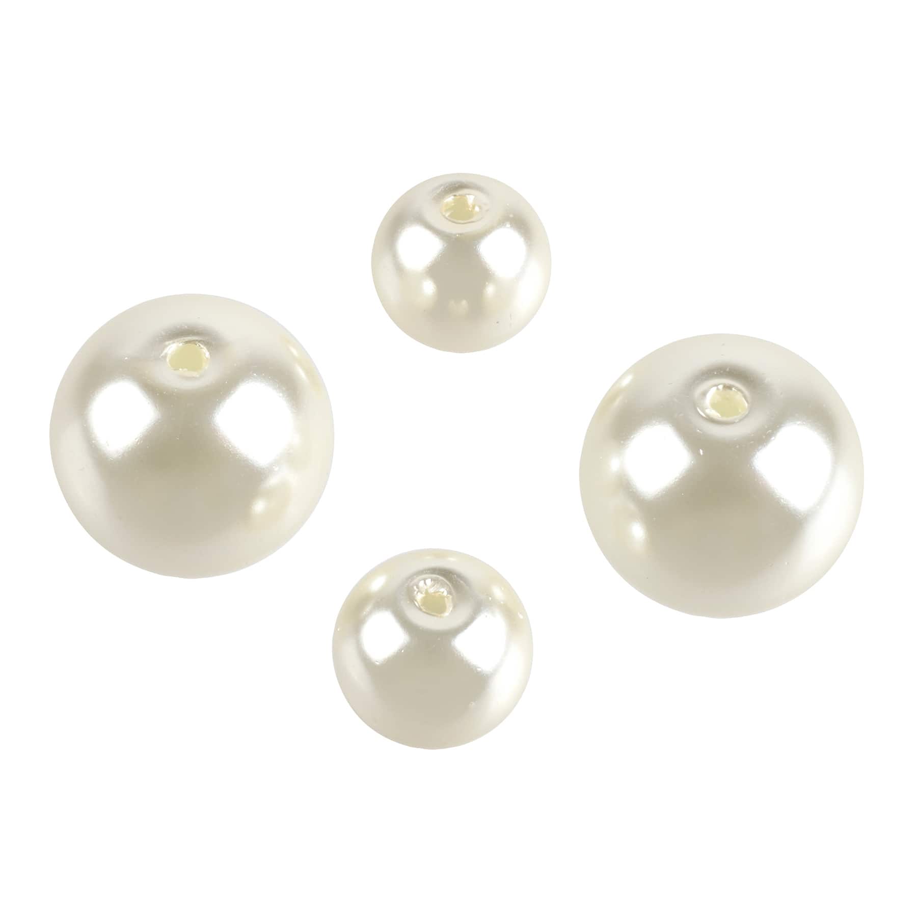 12 Packs: 274 ct. (3, 288 total) Pearl White Beads by Creatology™