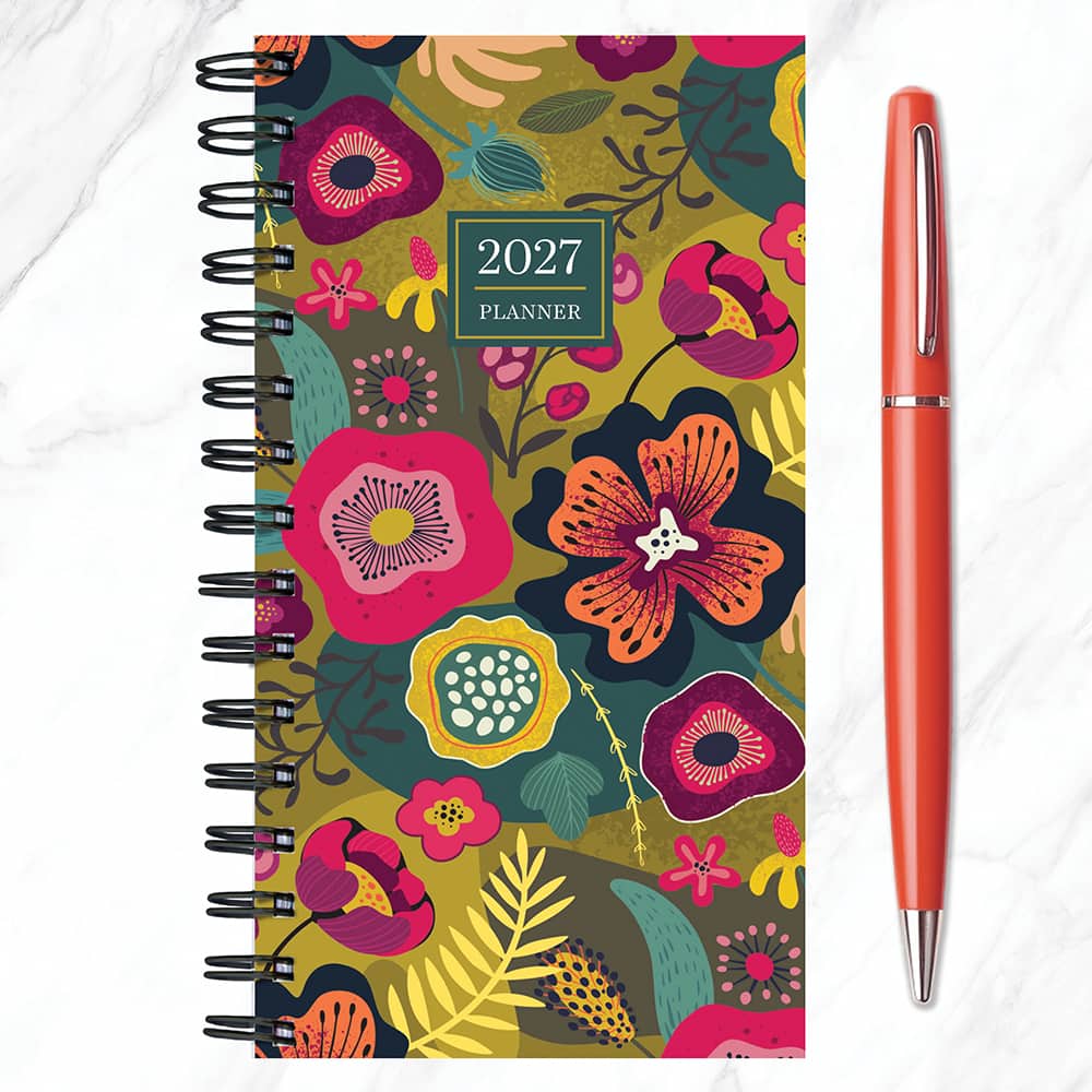 2027 Funk & Floral Small Weekly Monthly Planner