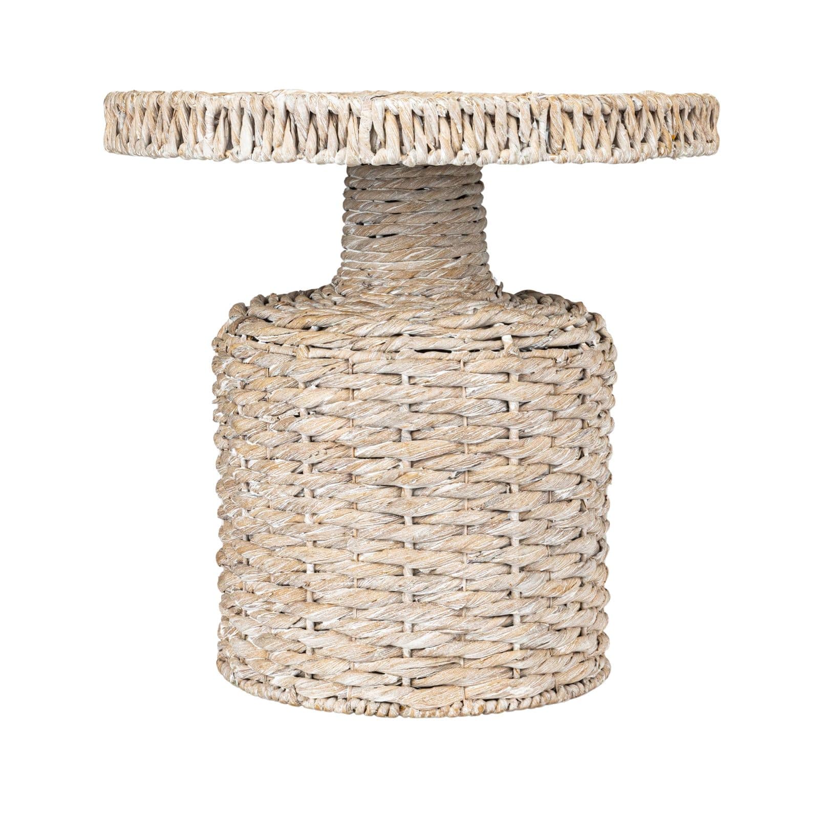 Hello Honey® Natural Water Hyacinth Side Table