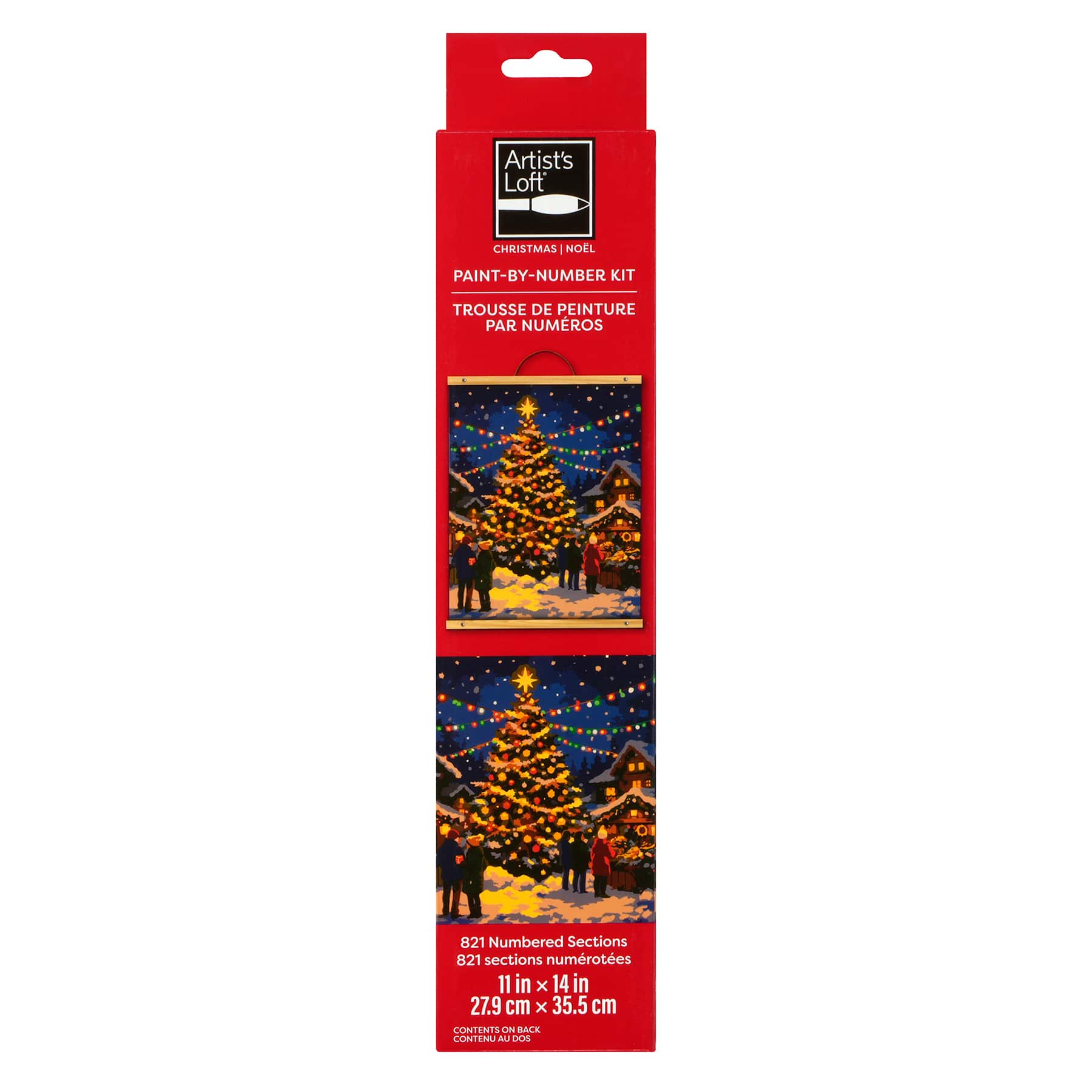 11" x 14" Christmas Market Paint-by-Number Kit by Artist's Loft®