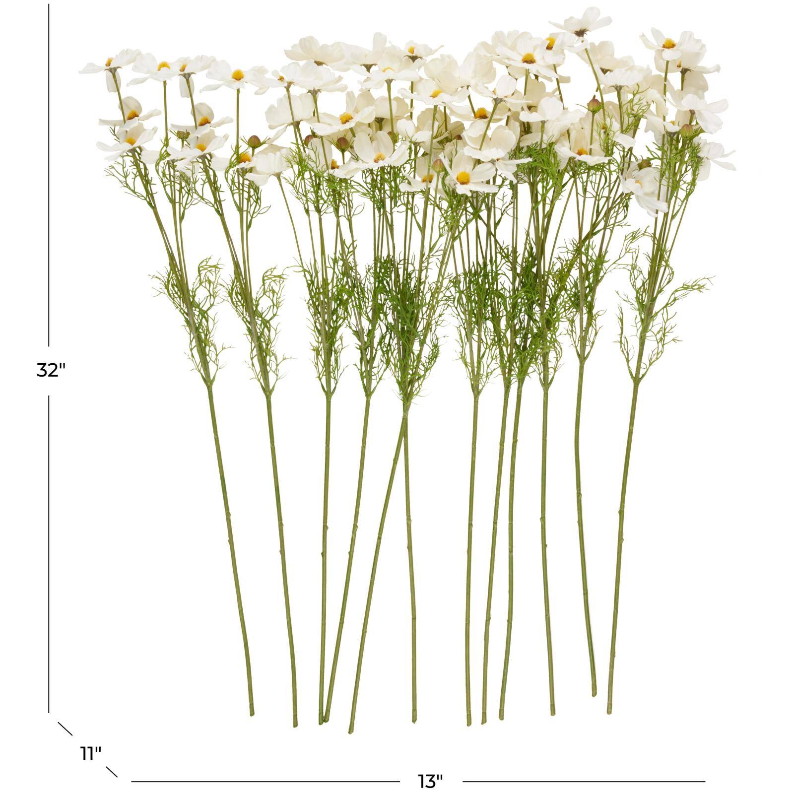 32" White Galsang Artificial Flower Stem, 12ct.