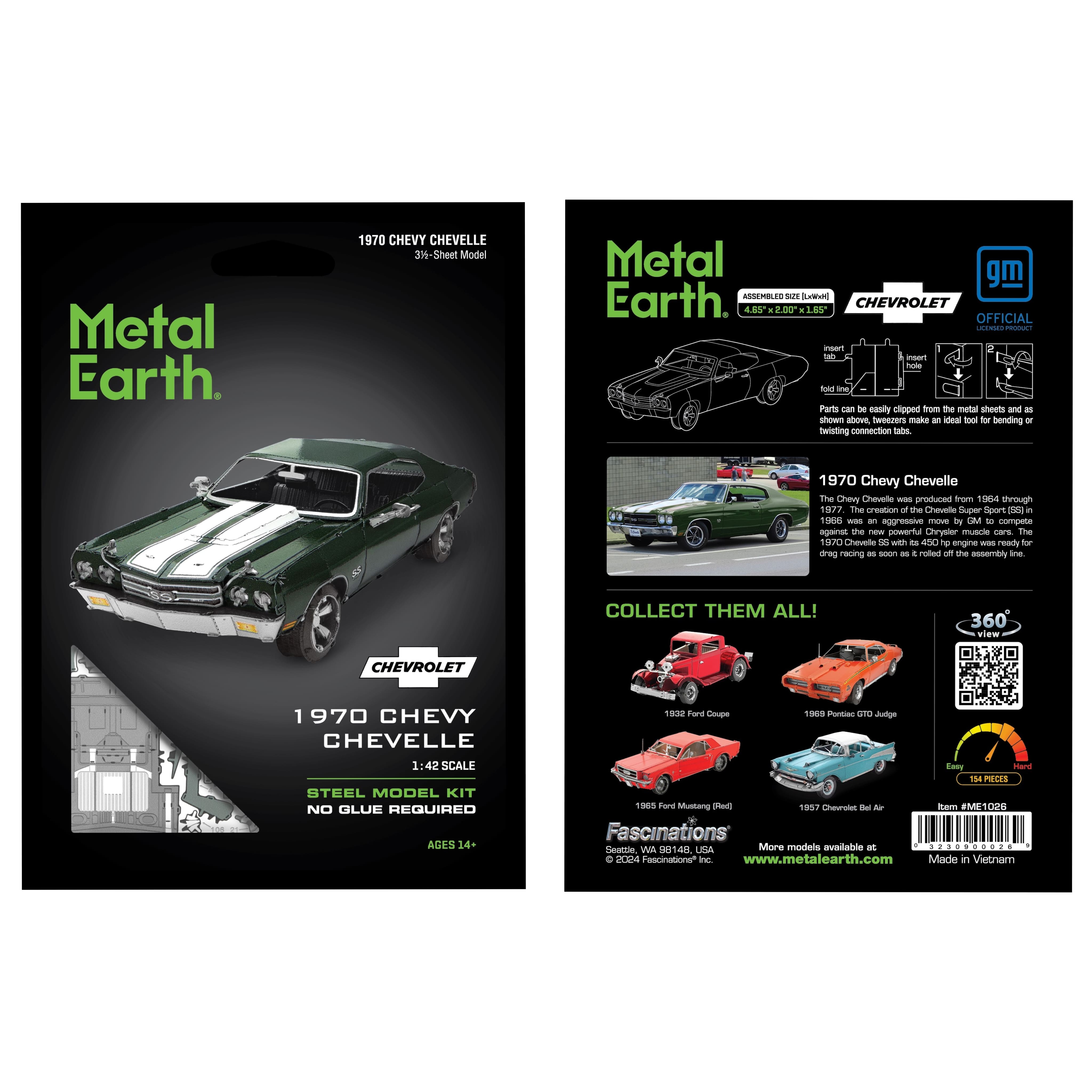 Metal Earth® 1970 Chevy Chevelle Steel Model Kit