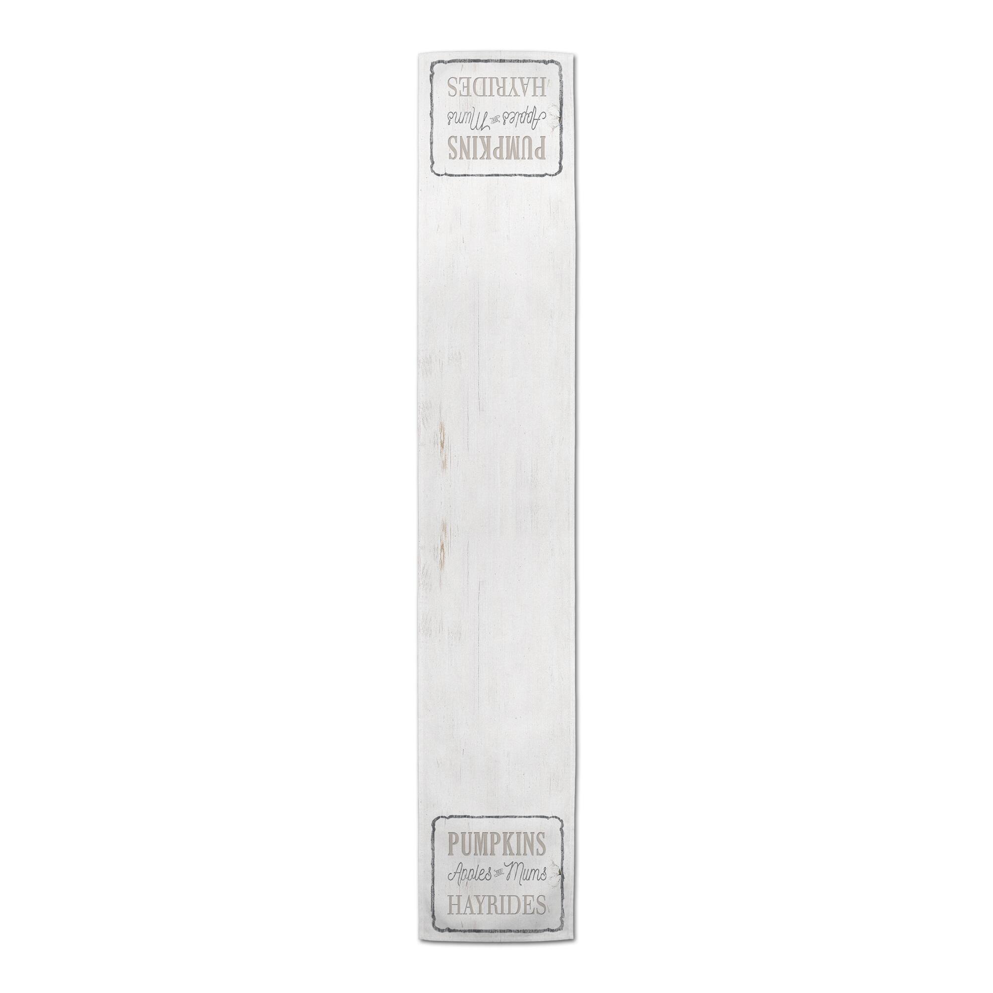 90" Pumpkins Hayrides Table Runner