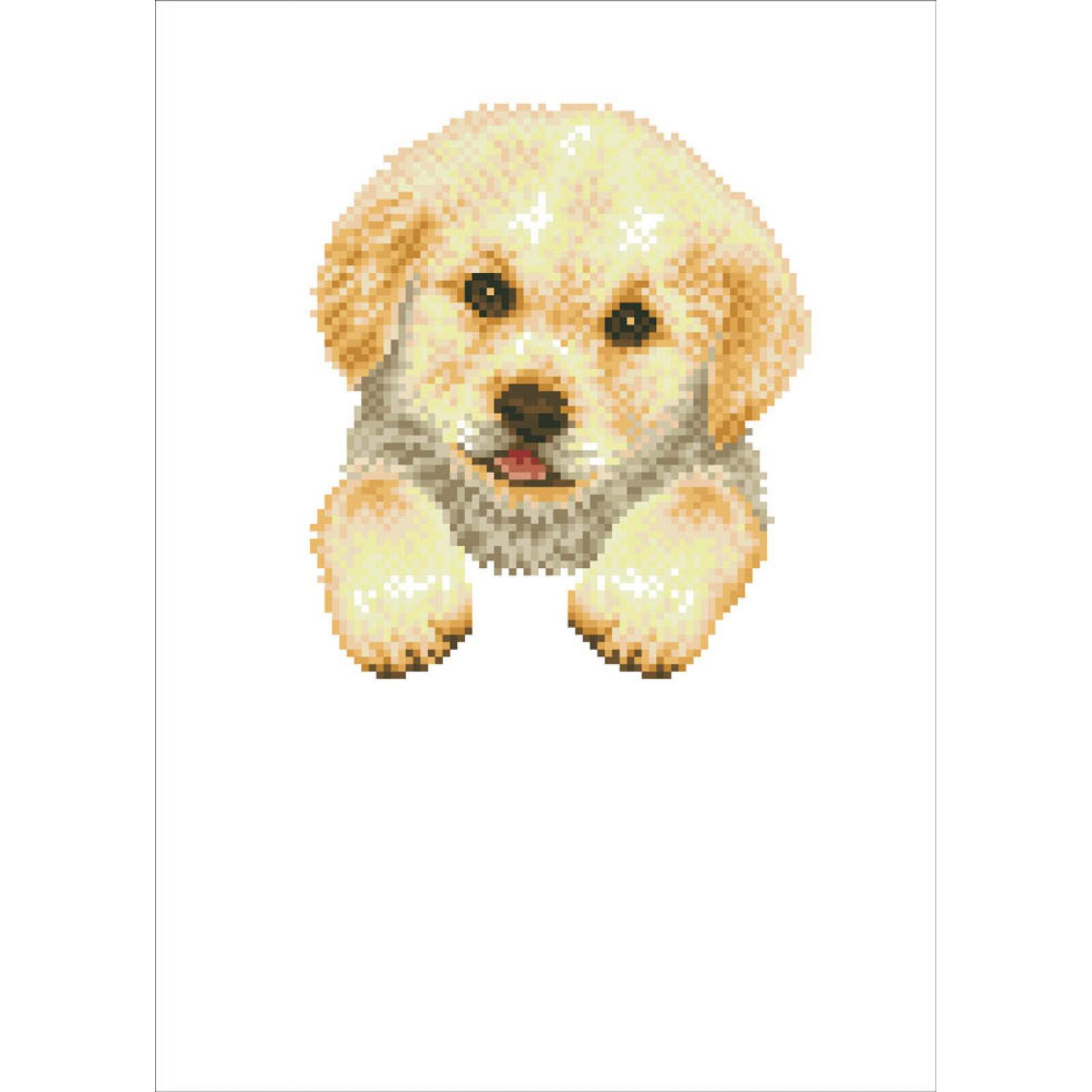 Diamond Dotz® Intermediate Pup in Pot Diamond Painting Kit