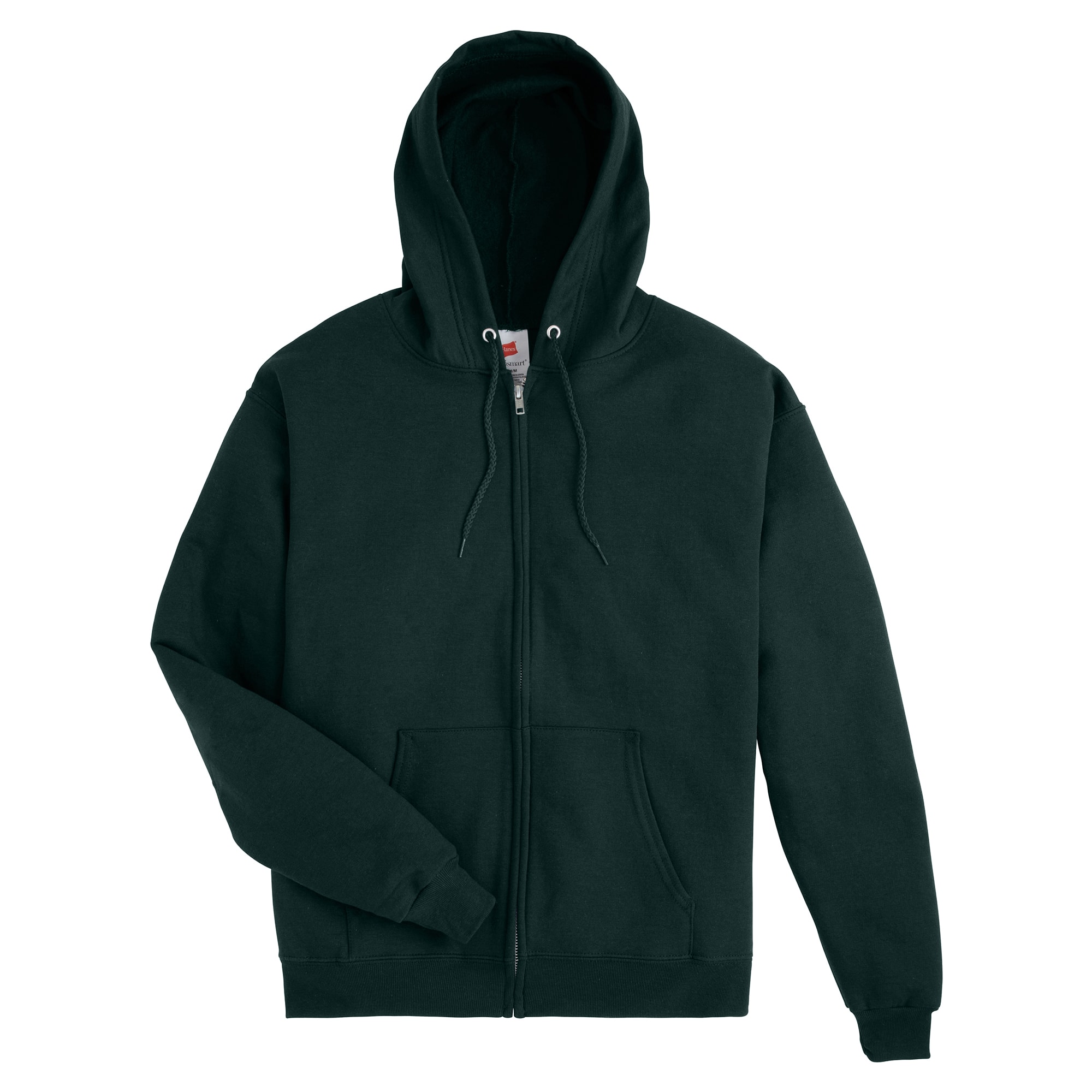 Hanes EcoSmart Fleece Full-Zip Men's Hoodie, Size: XXX-Large