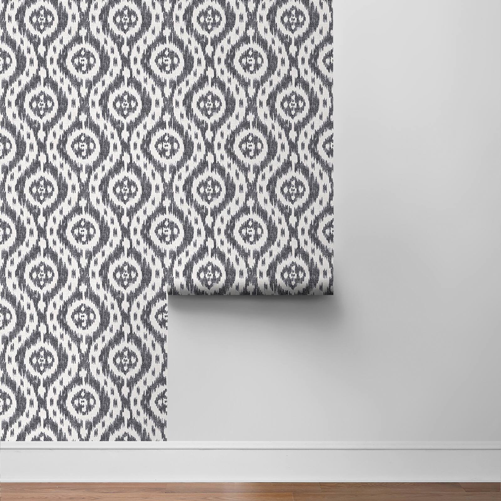 Surface Style Ikat Tracery Peel & Stick Wallpaper