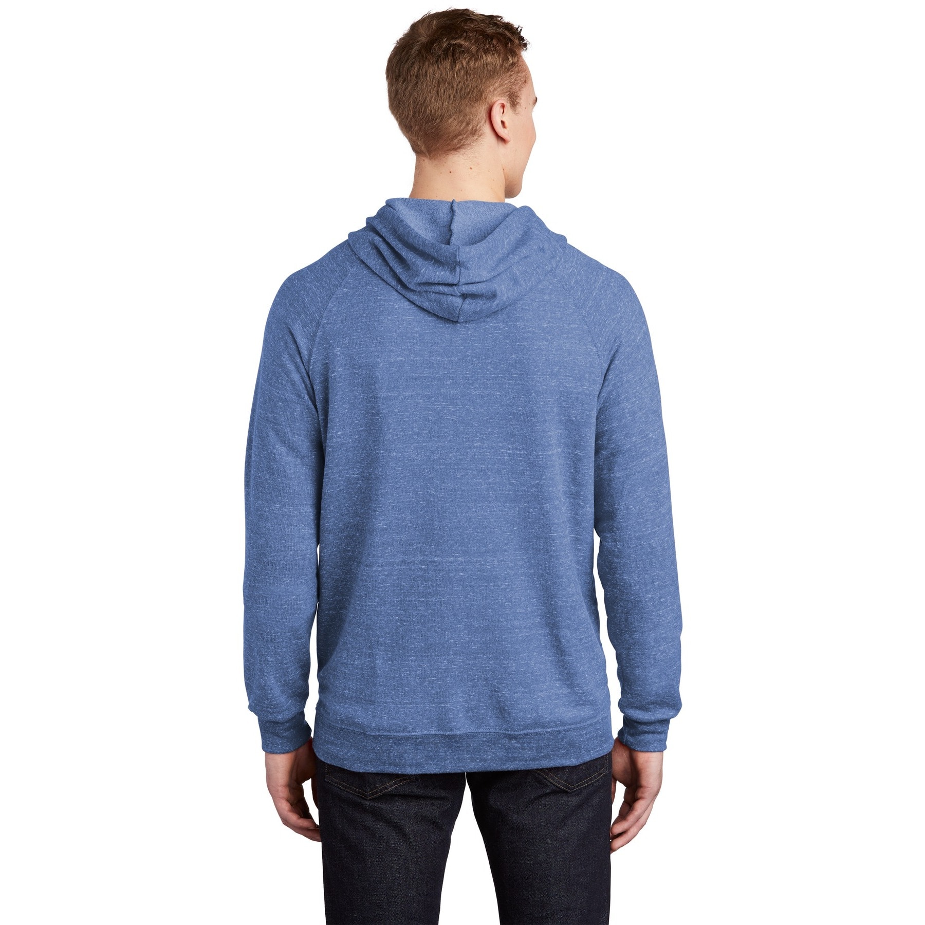 JERZEES® Snow Heather French Terry Raglan Hoodie