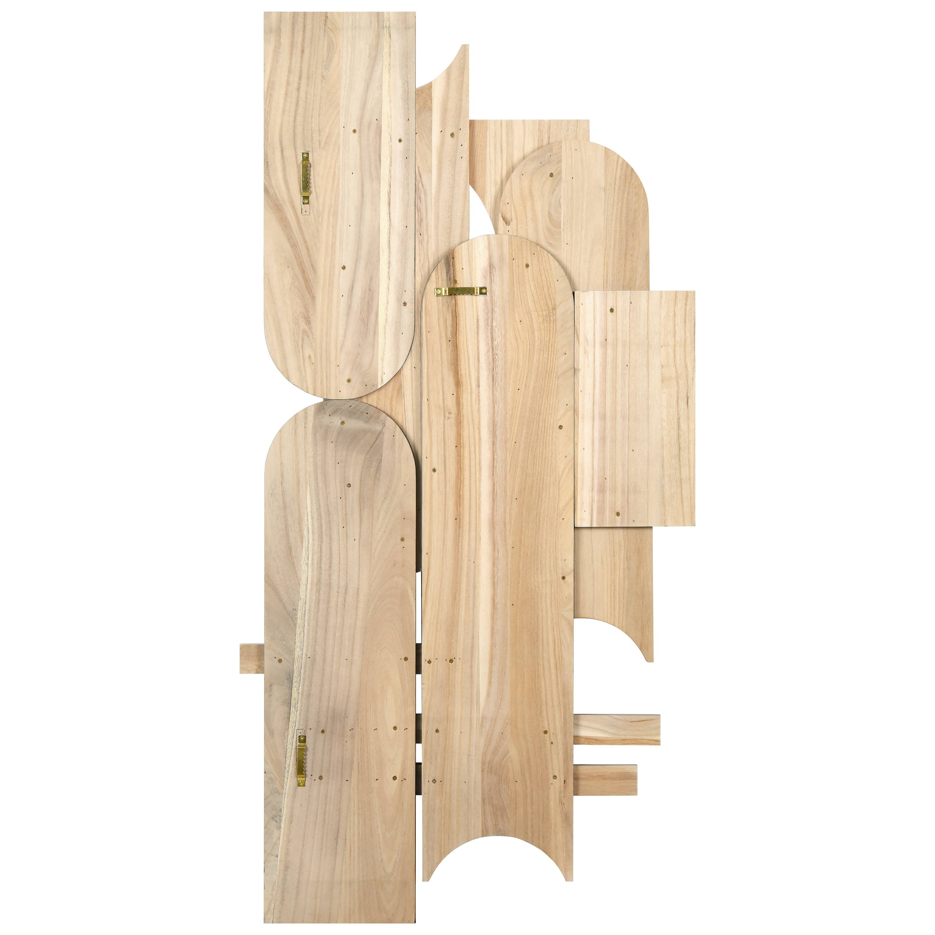 Empire Art Direct 48" x 24" Honeyed Dusk I Abstracts Wood Wall Art