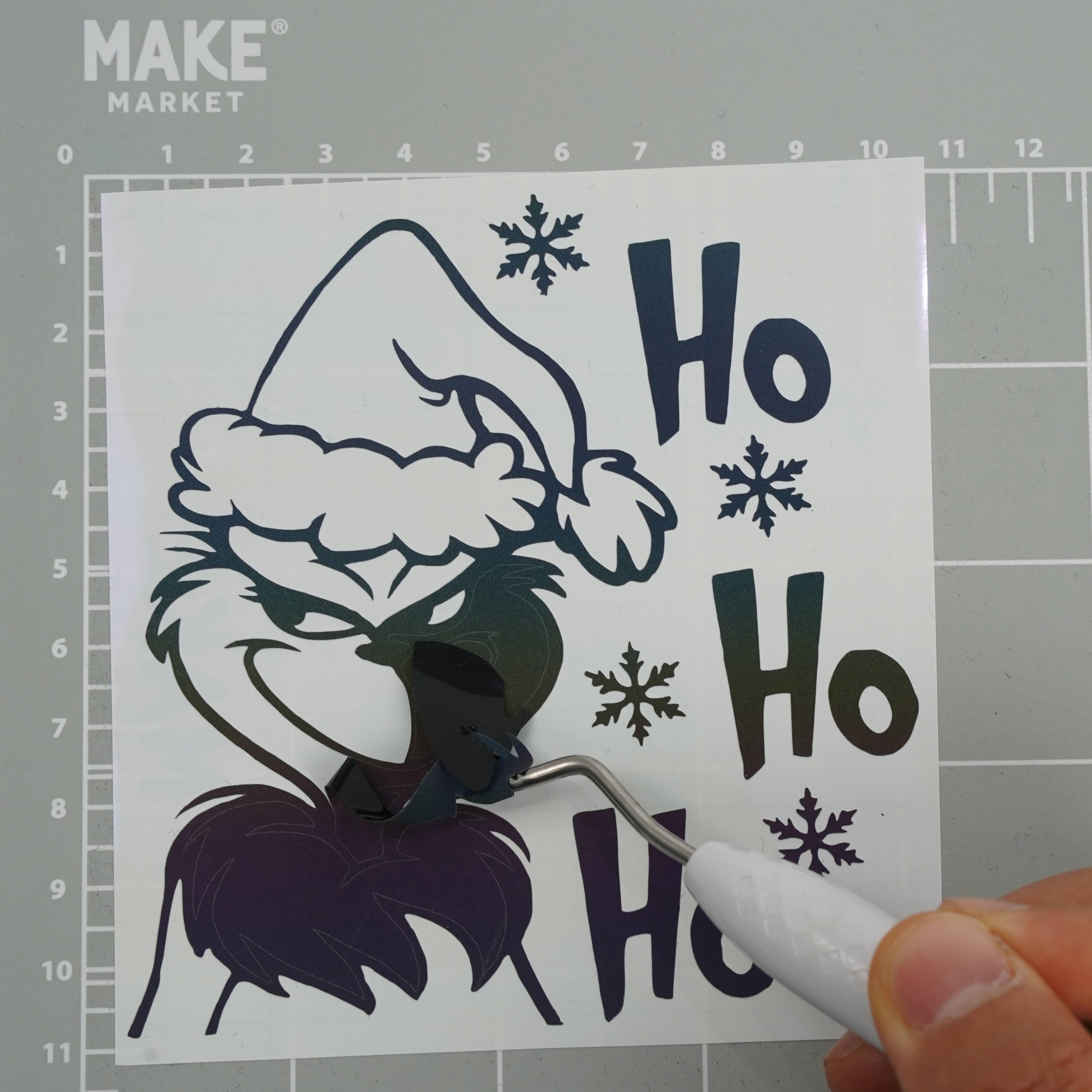 12 Pack: Reflective Oil Slick Permanent Vinyl by Make Market®