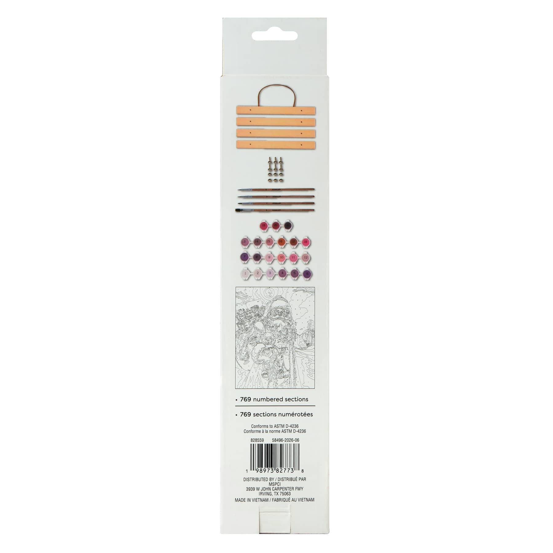 11" x 14" Santa Paint-by-Number Kit by Artist's Loft®