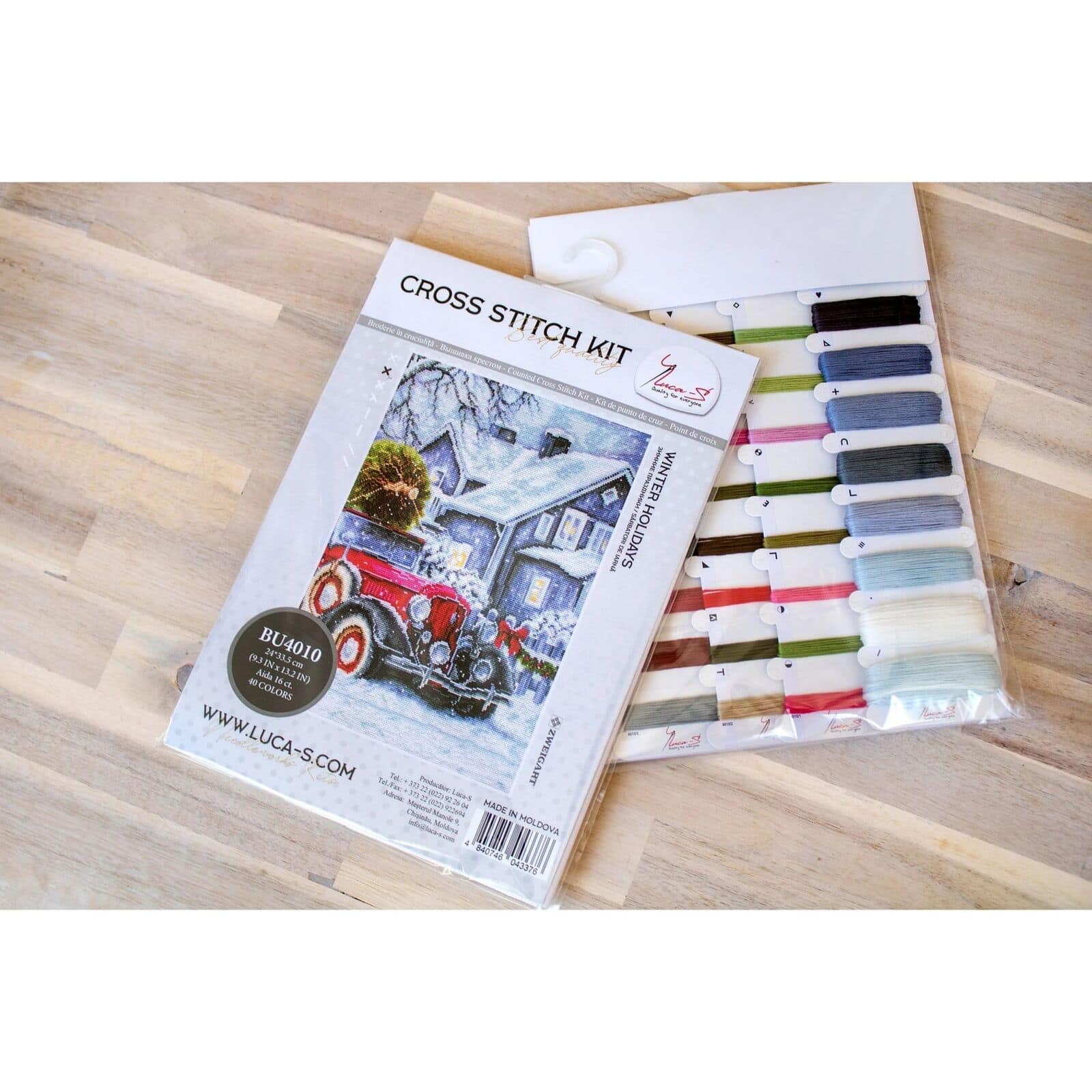 Luca-s Winter Holidays Counted Cross-Stitch Kit