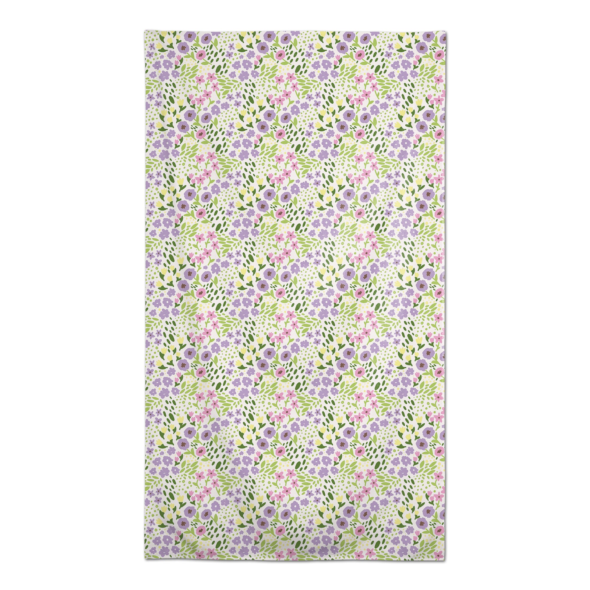 Whimsical Spring Floral 2 58" x 102" Tablecloth