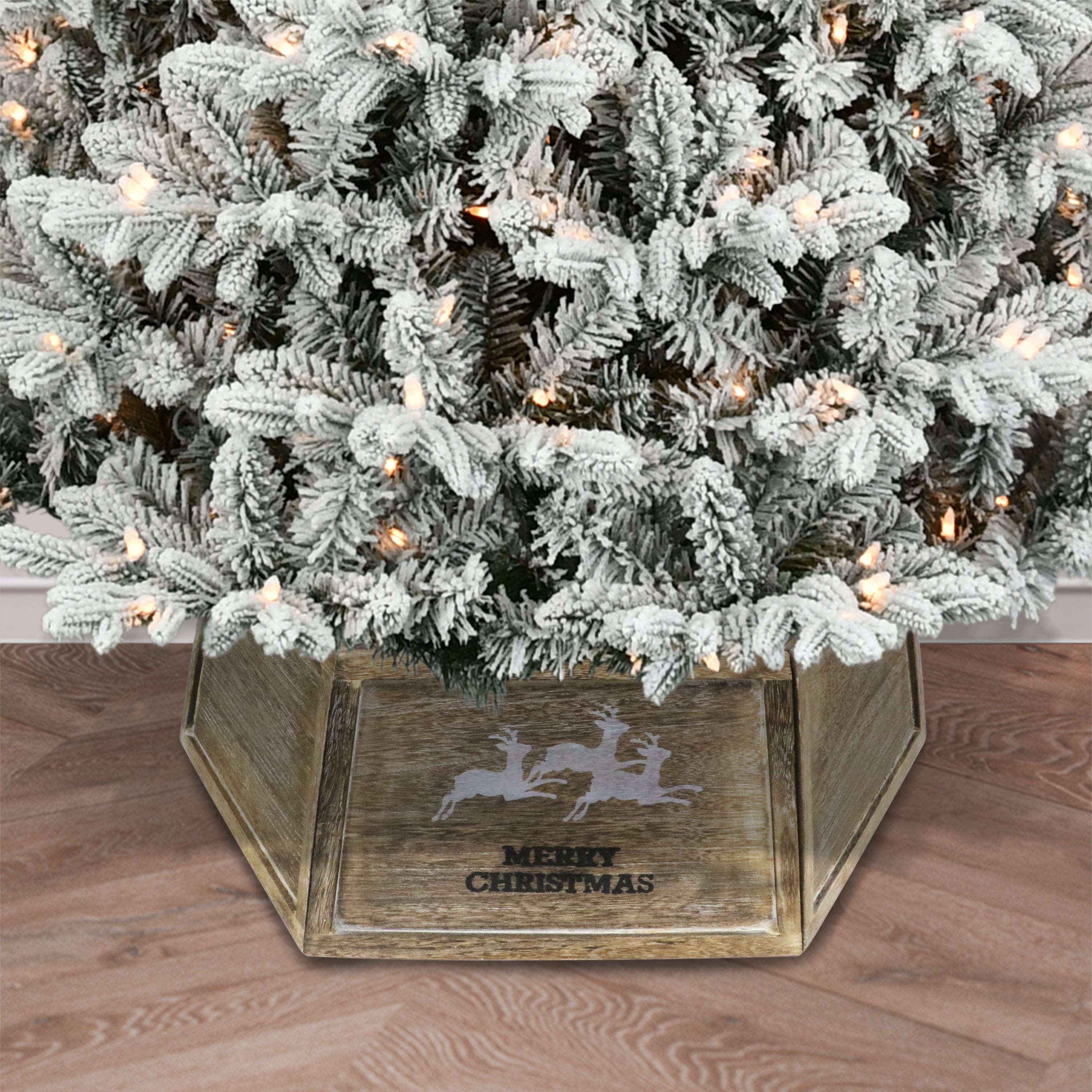 31.5" Wooden Christmas Tree Collar