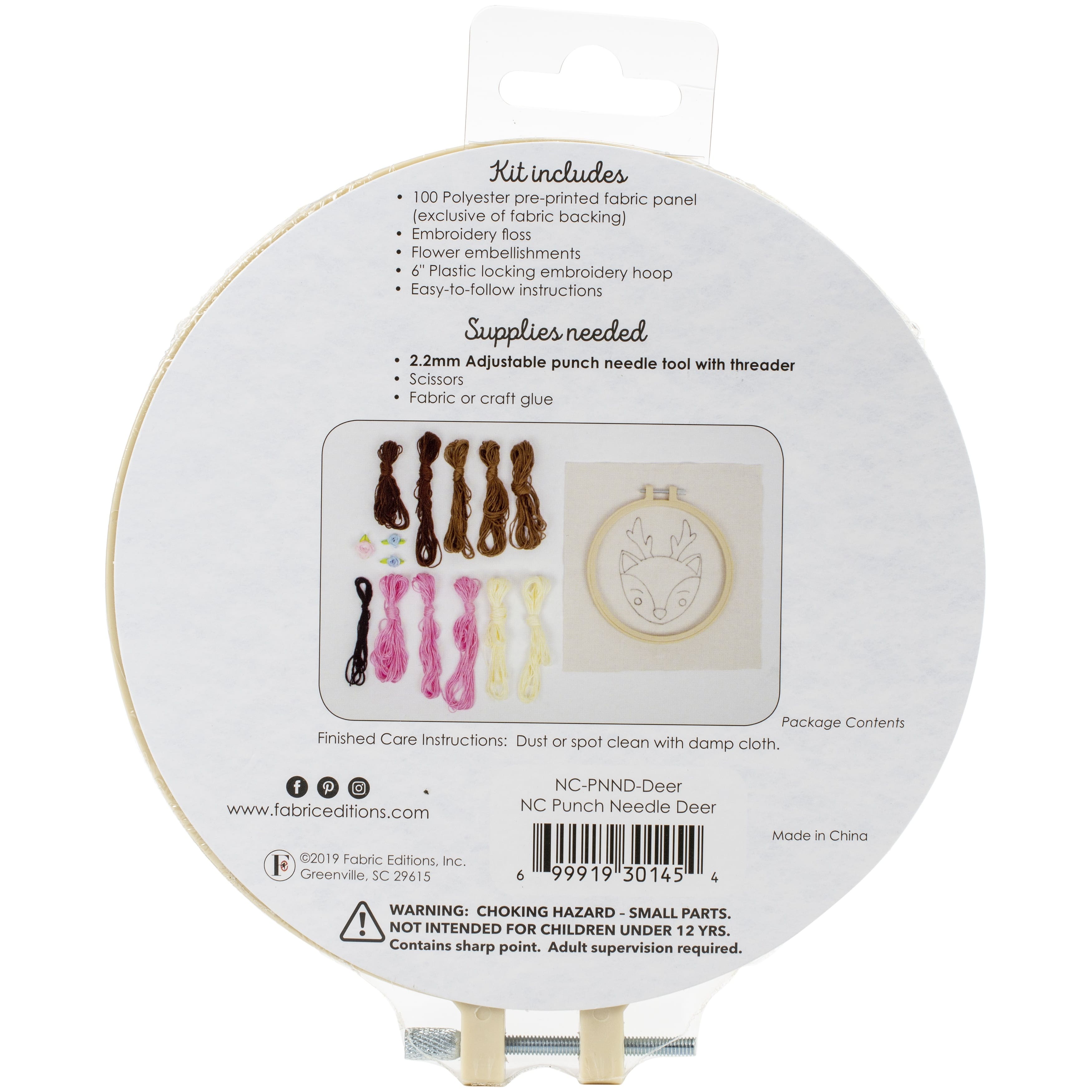 Fabric Editions Needle Creations Deer Needle Punch Kit