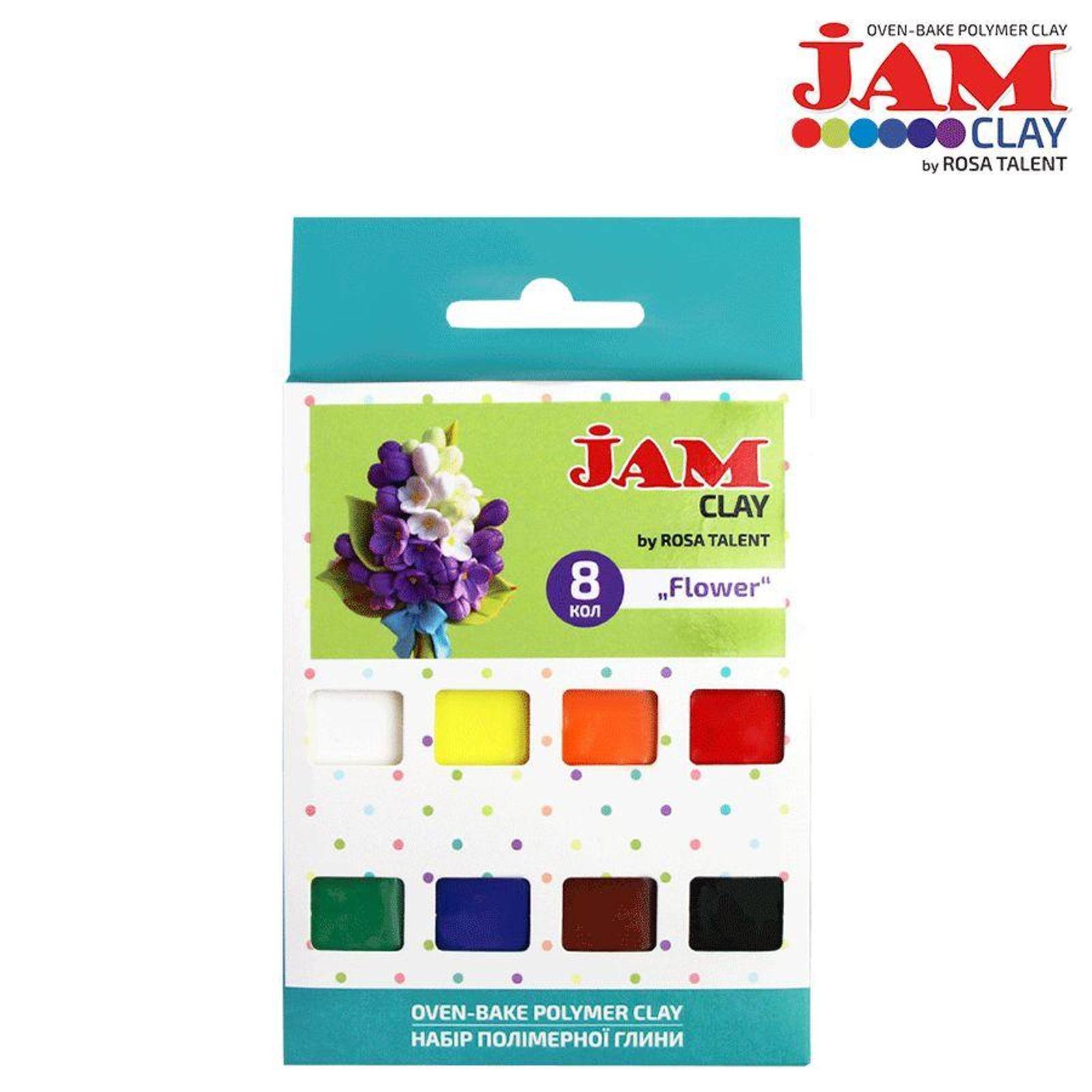 Rosa Talent Jam Clay Flowers Oven-Bake Polymer Clay Set