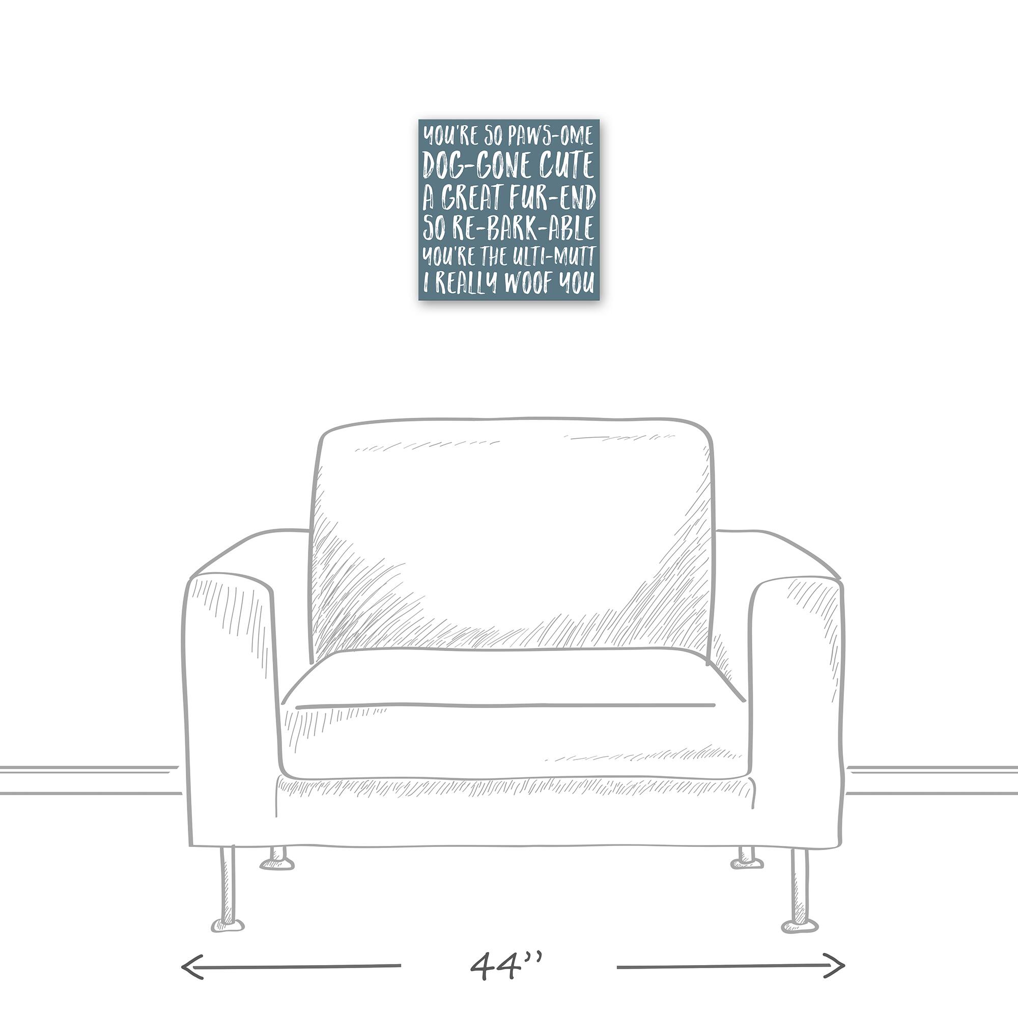 You're So Pawsome Canvas Wall Art