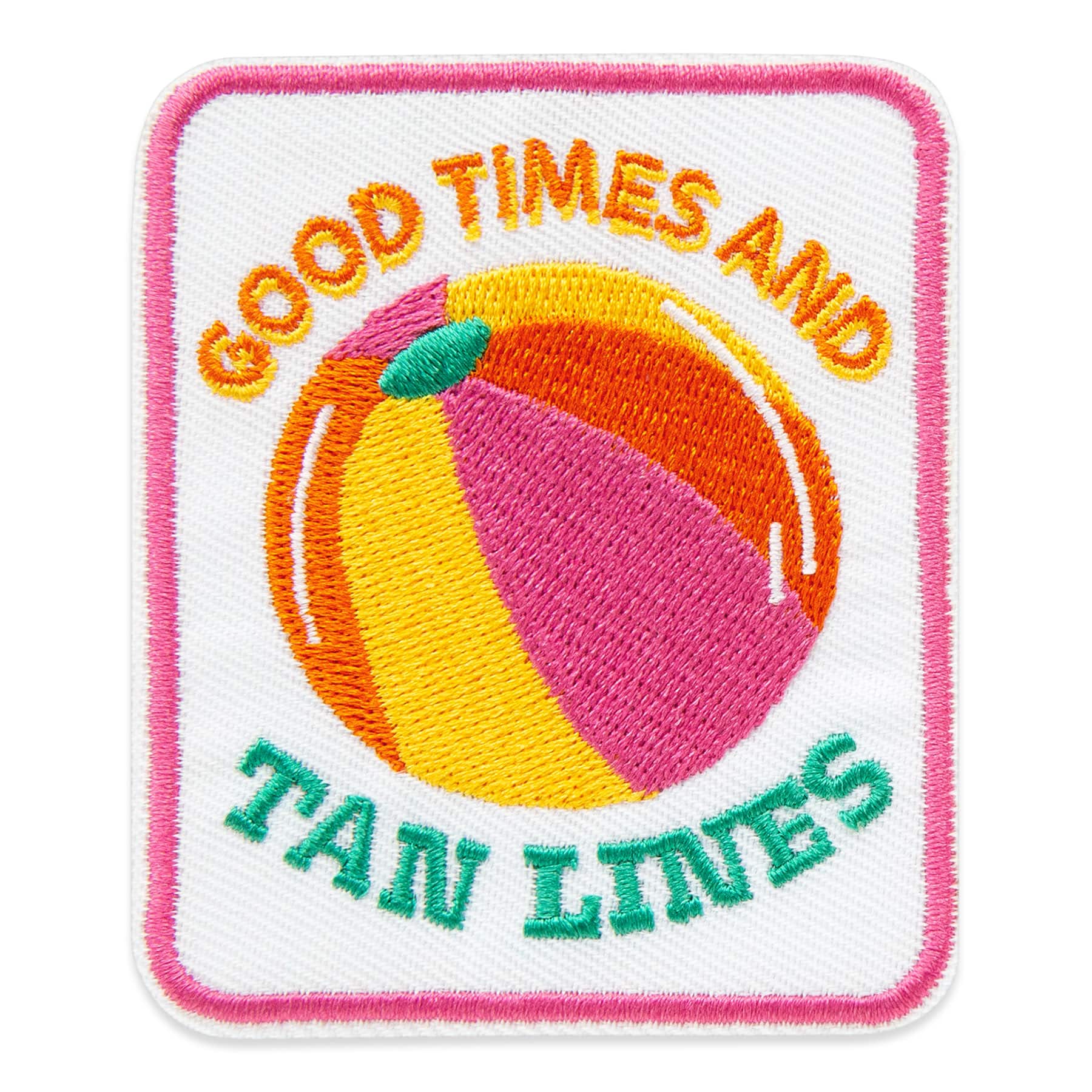 Iron-On & Adhesive Good Times and Tan Lines Patch by Make Market®