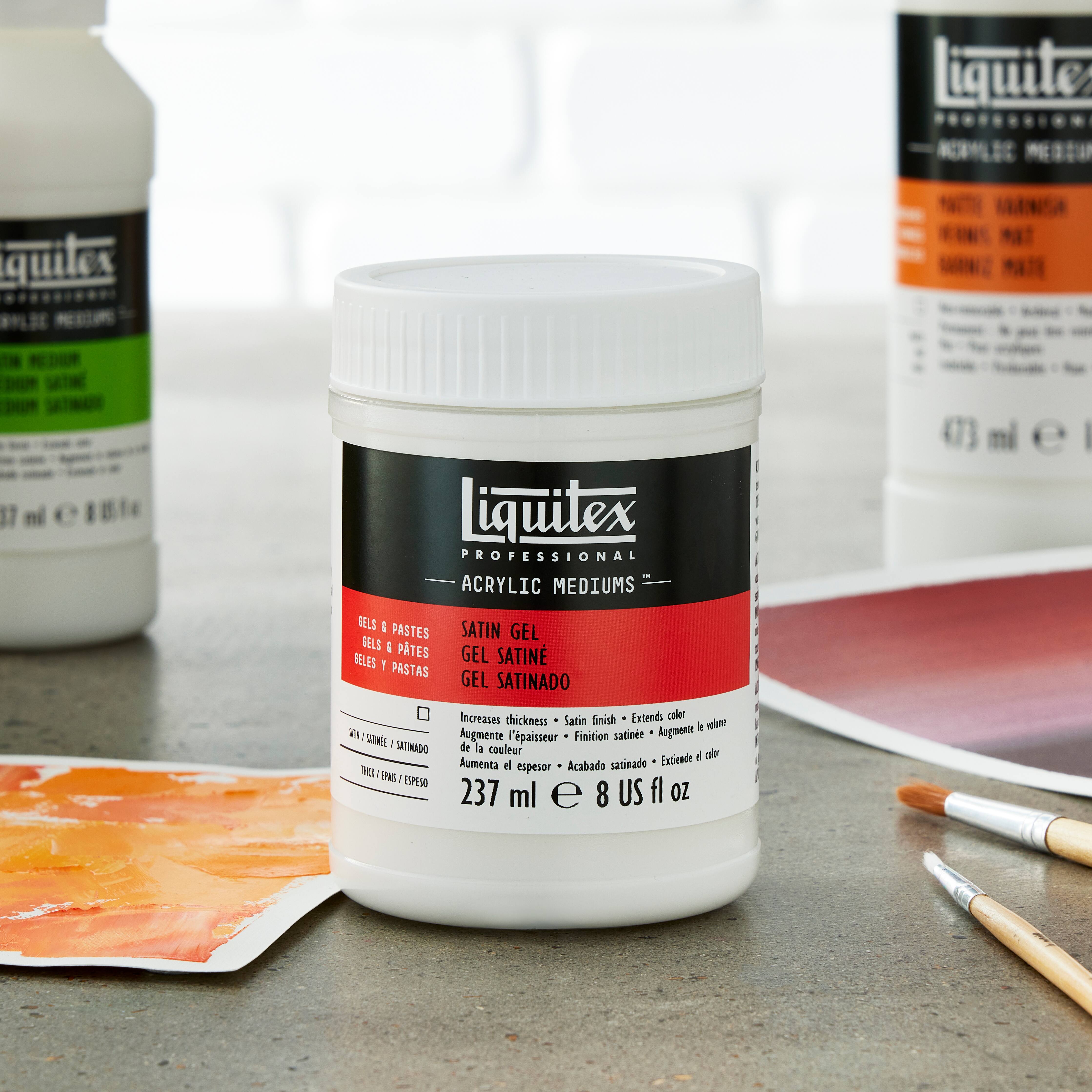 Médiums acryliques Professional de Liquitex, gel satiné